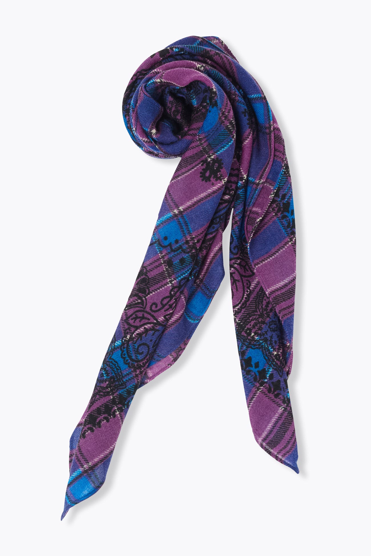 Wool bandana scarf