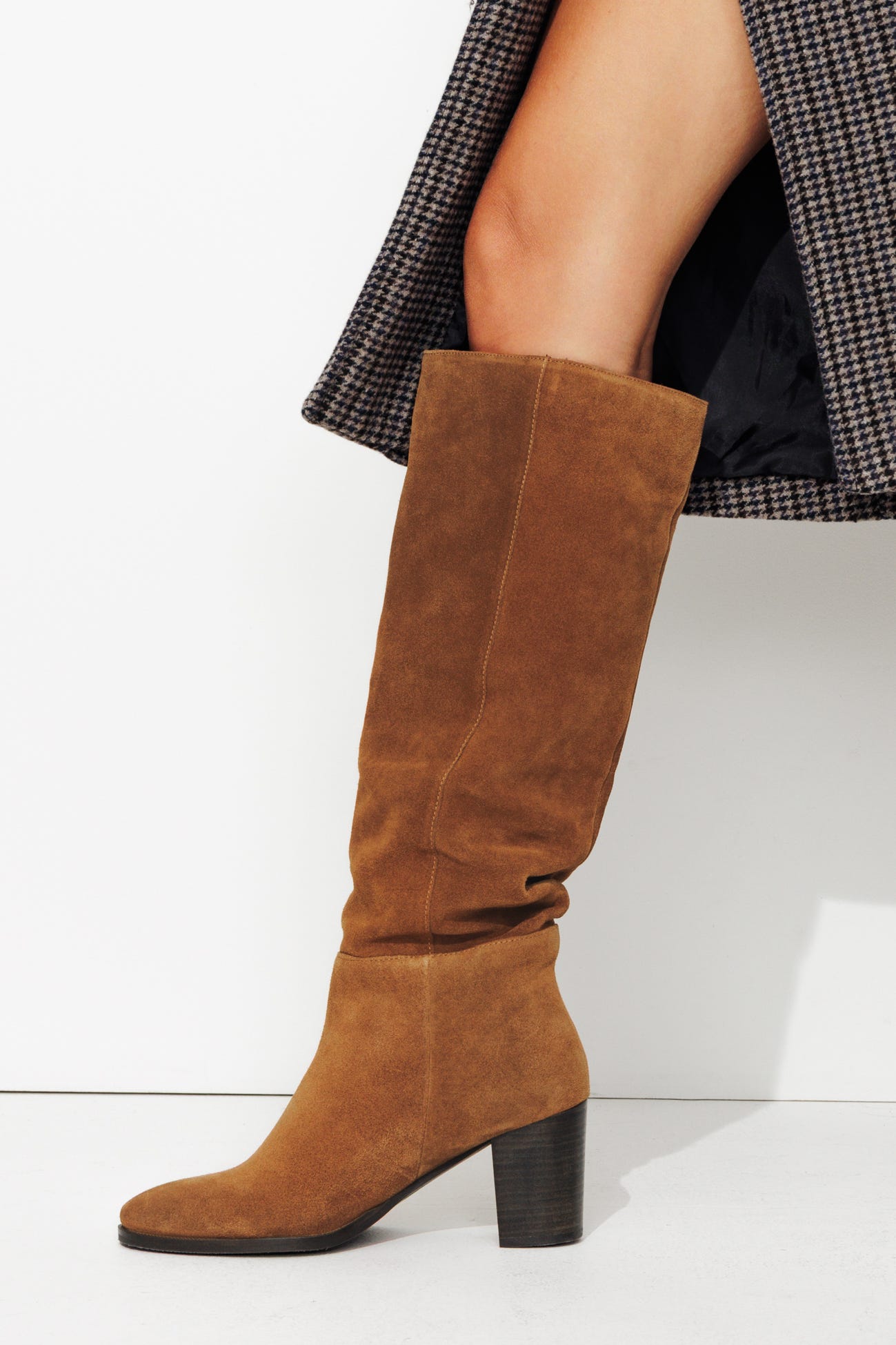 Leather boots