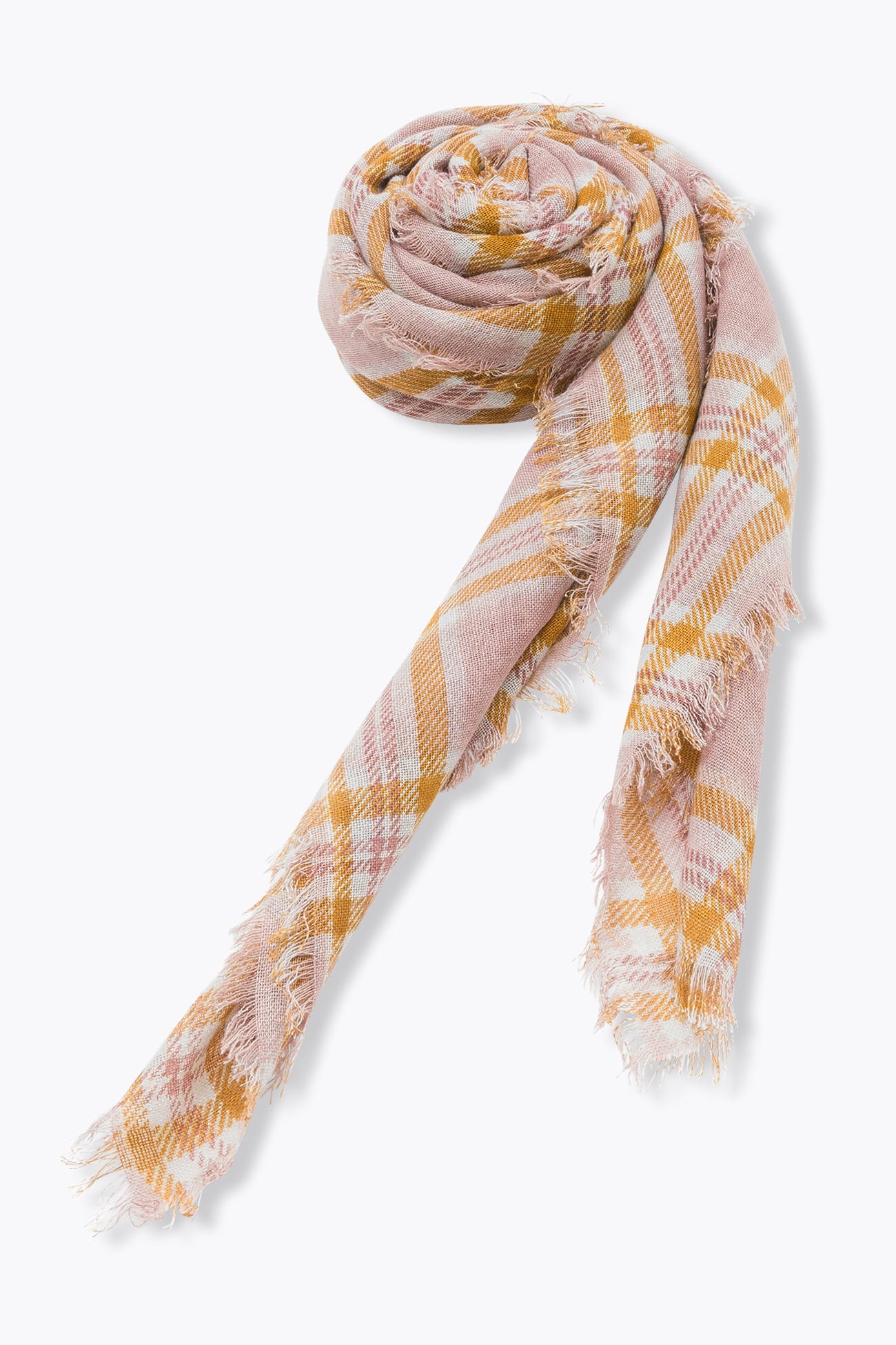 Foulard carré à carreaux Femme