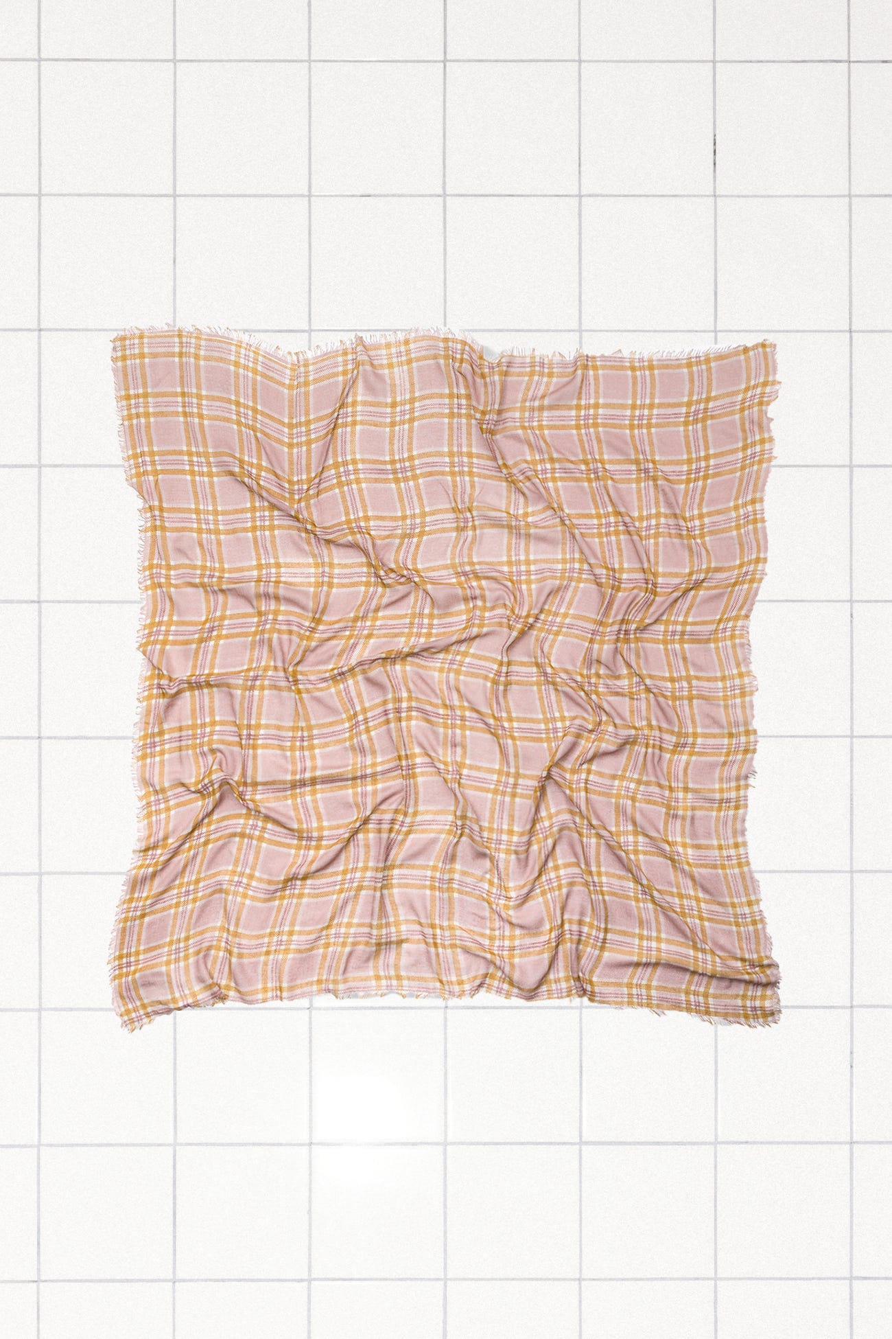 Foulard quadrato a quadri