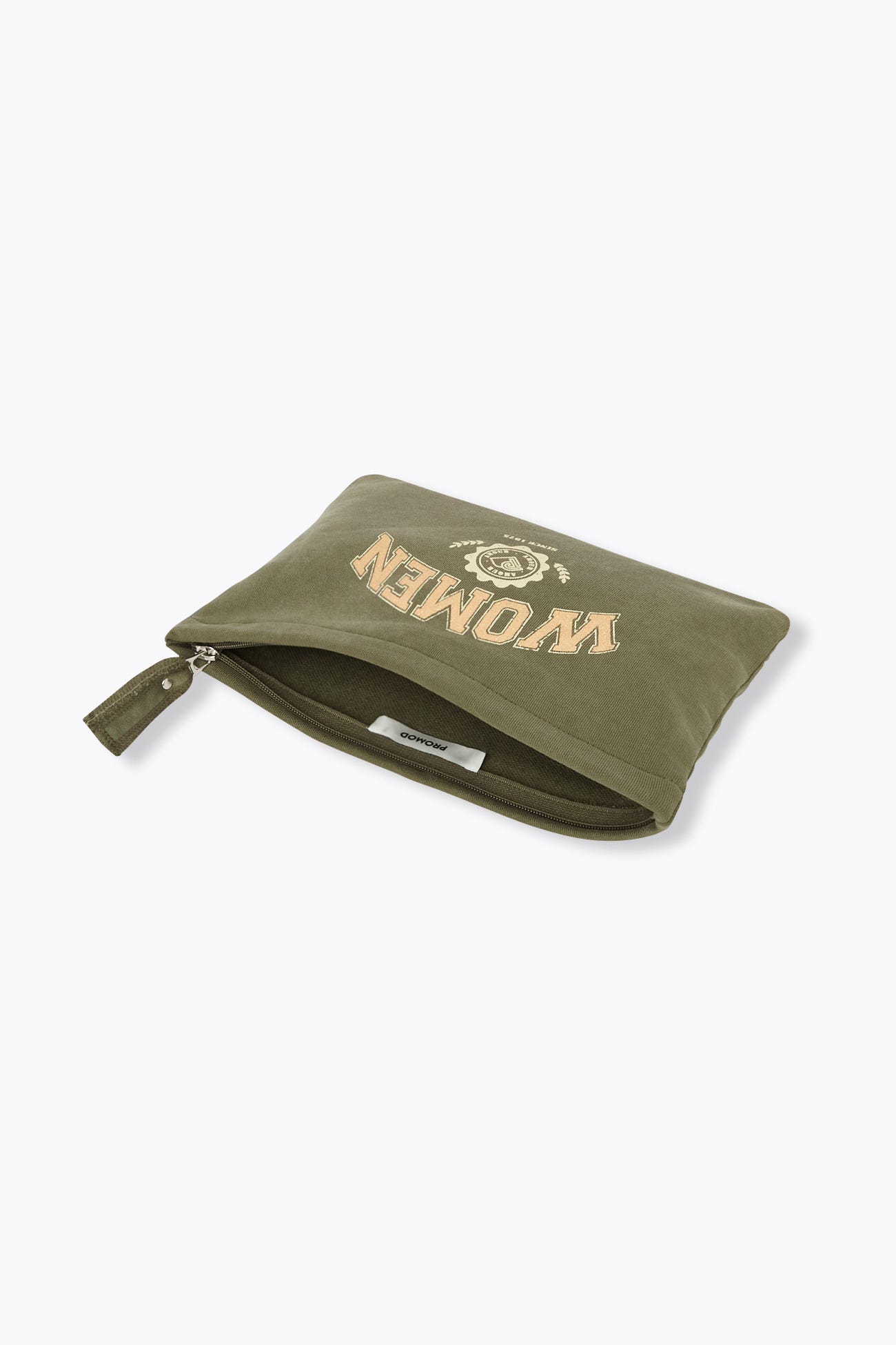Pochette zippée en molleton
