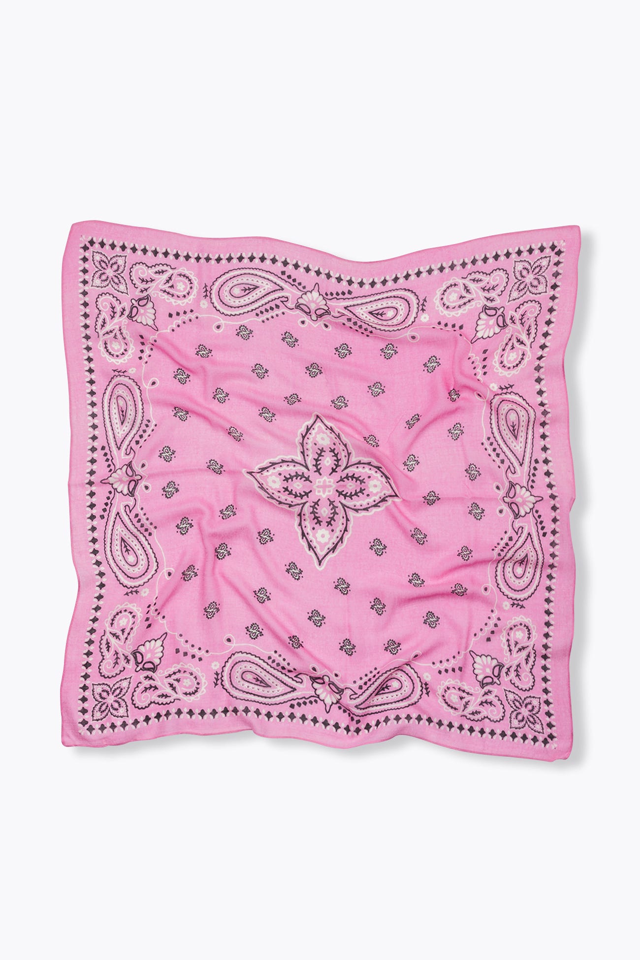 Grand foulard bandana en laine