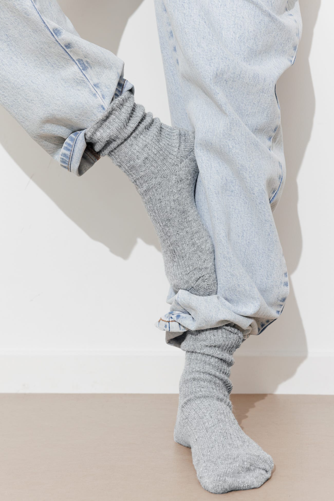 Chaussettes pailletées Femme