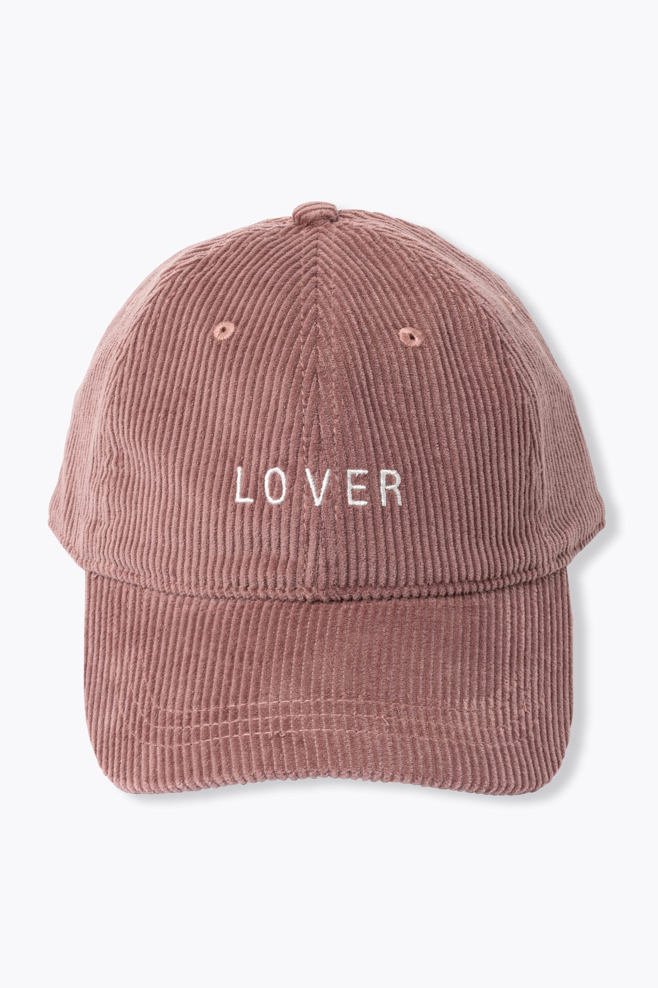 Casquette en velours côtelé