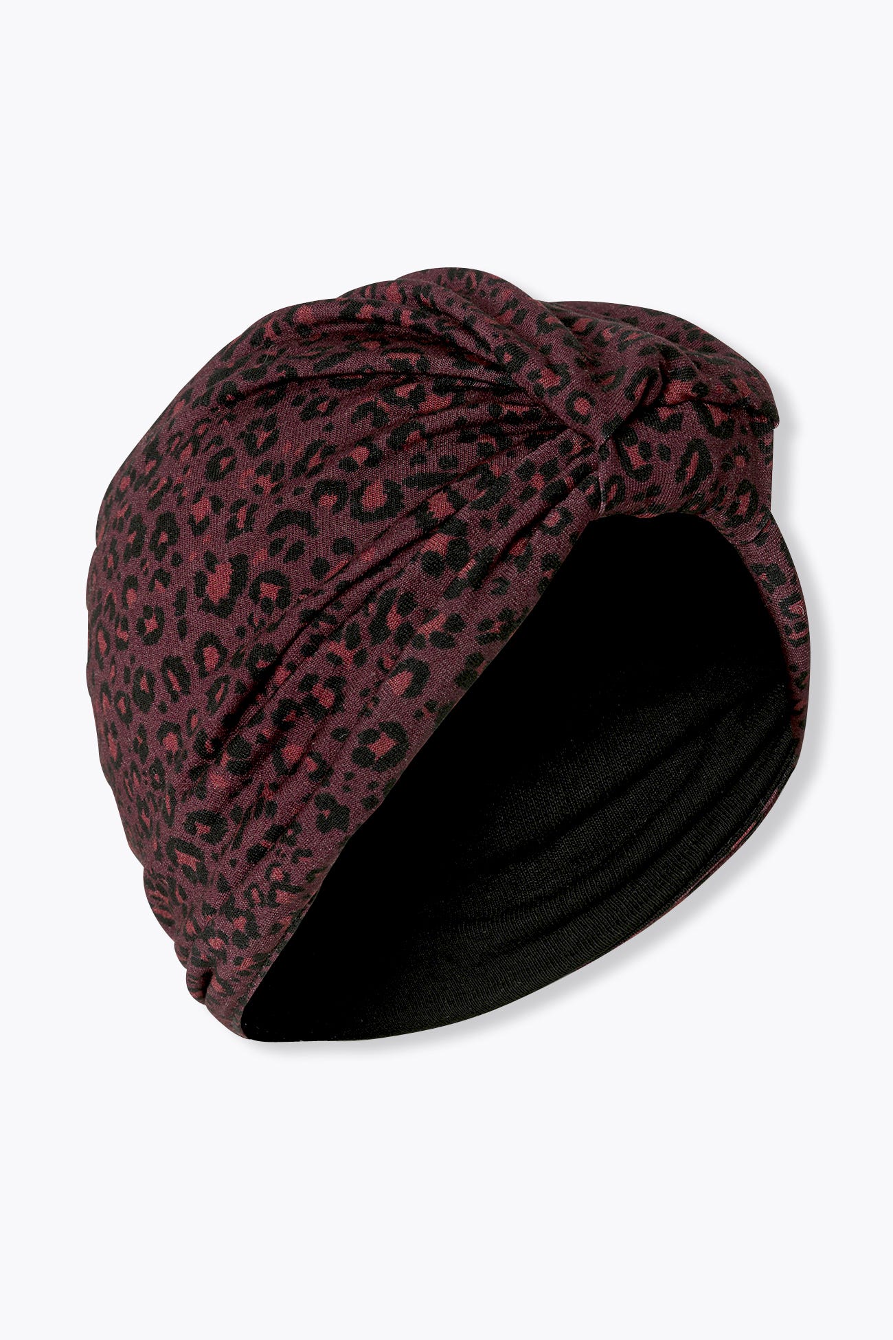 Bonnet-turban en jersey Femme