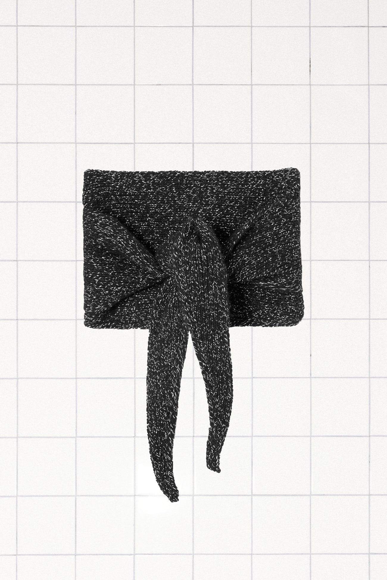 Echarpe côtelée pailletée