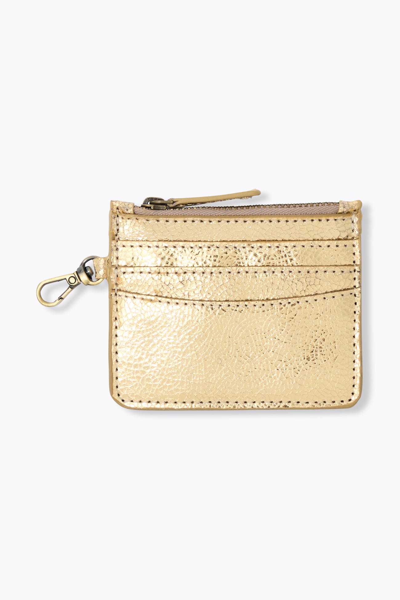 Porte-cartes en cuir irisé