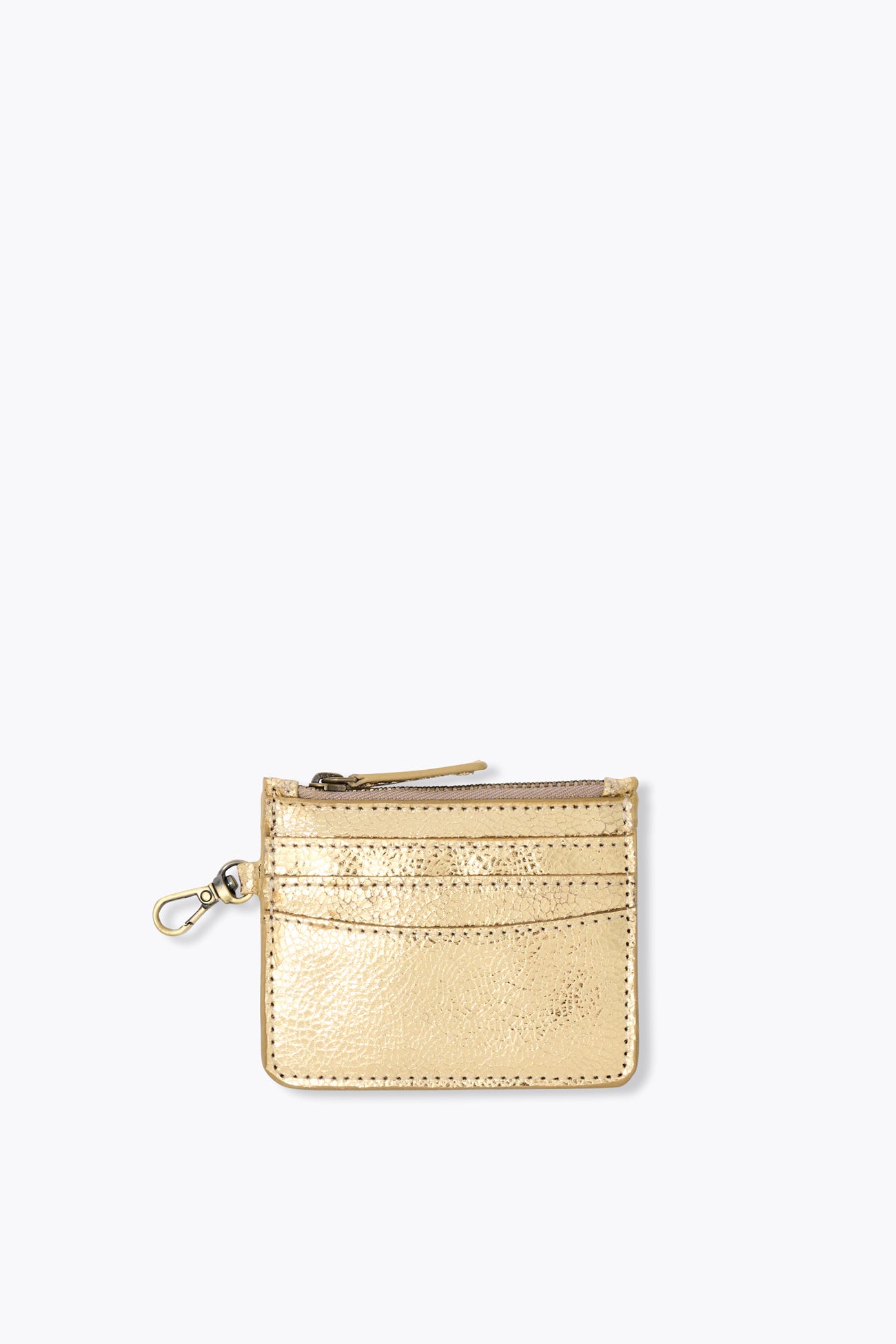 Glitzy leather cardholder