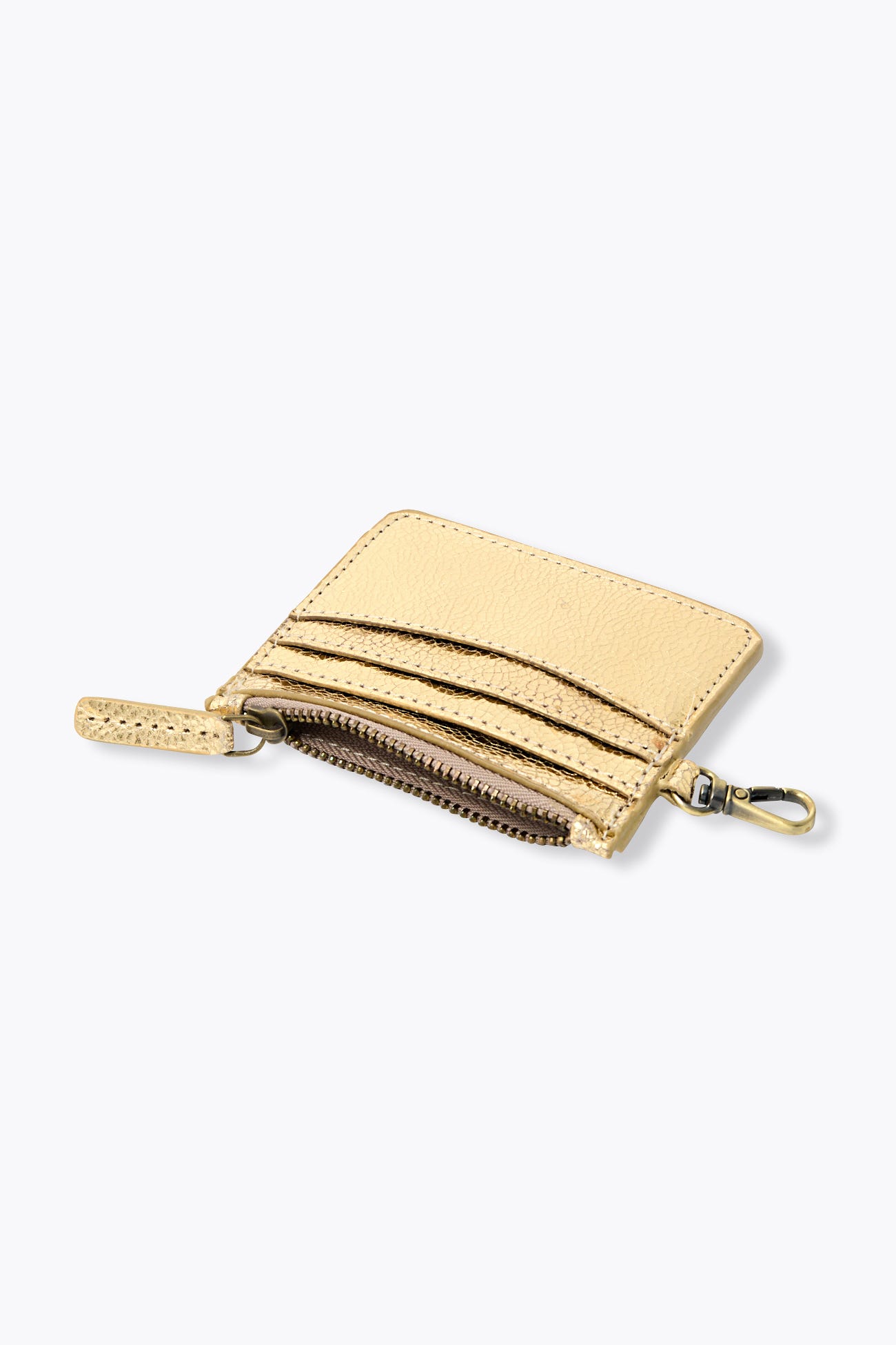 Porte-cartes en cuir irisé