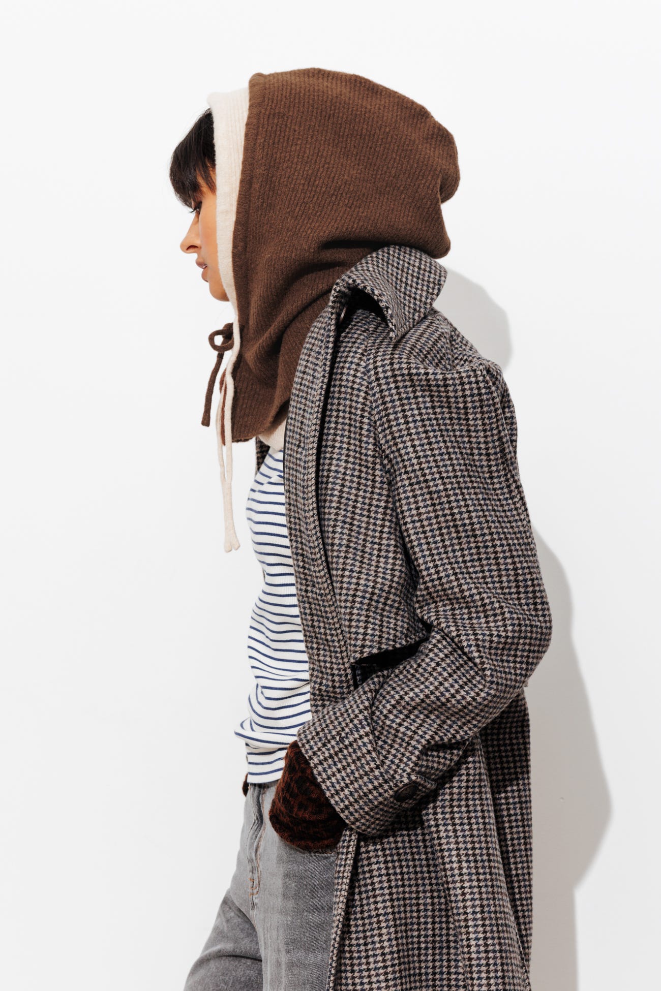 Cagoule oversize côtelée Femme