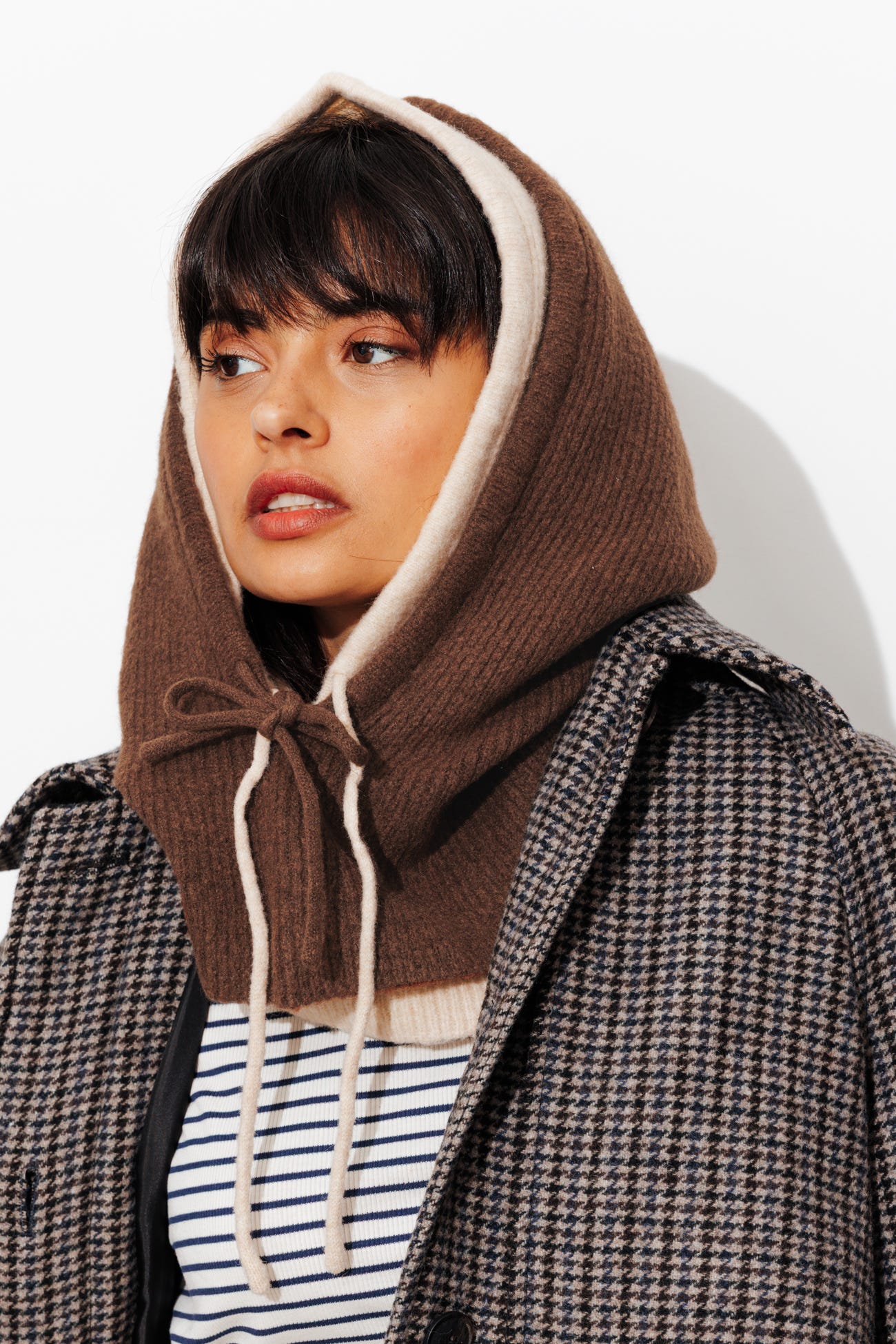 Cagoule oversize côtelée Femme