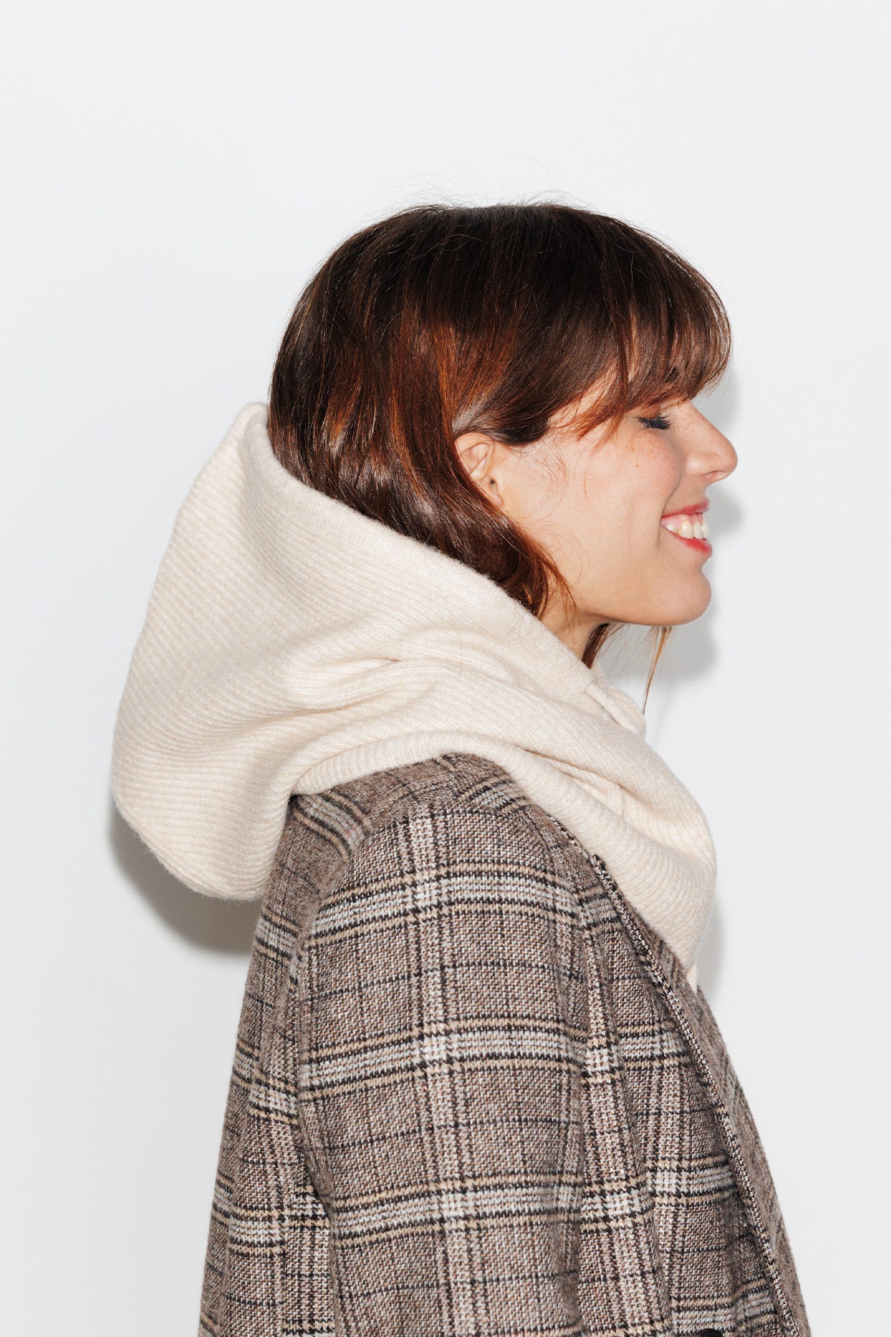 Cagoule oversize côtelée Femme