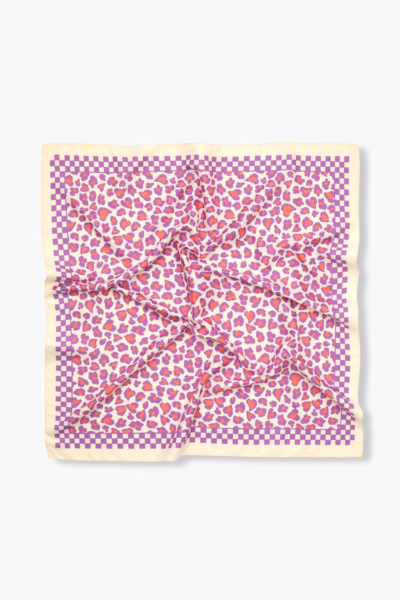 Foulard leopardato colorato