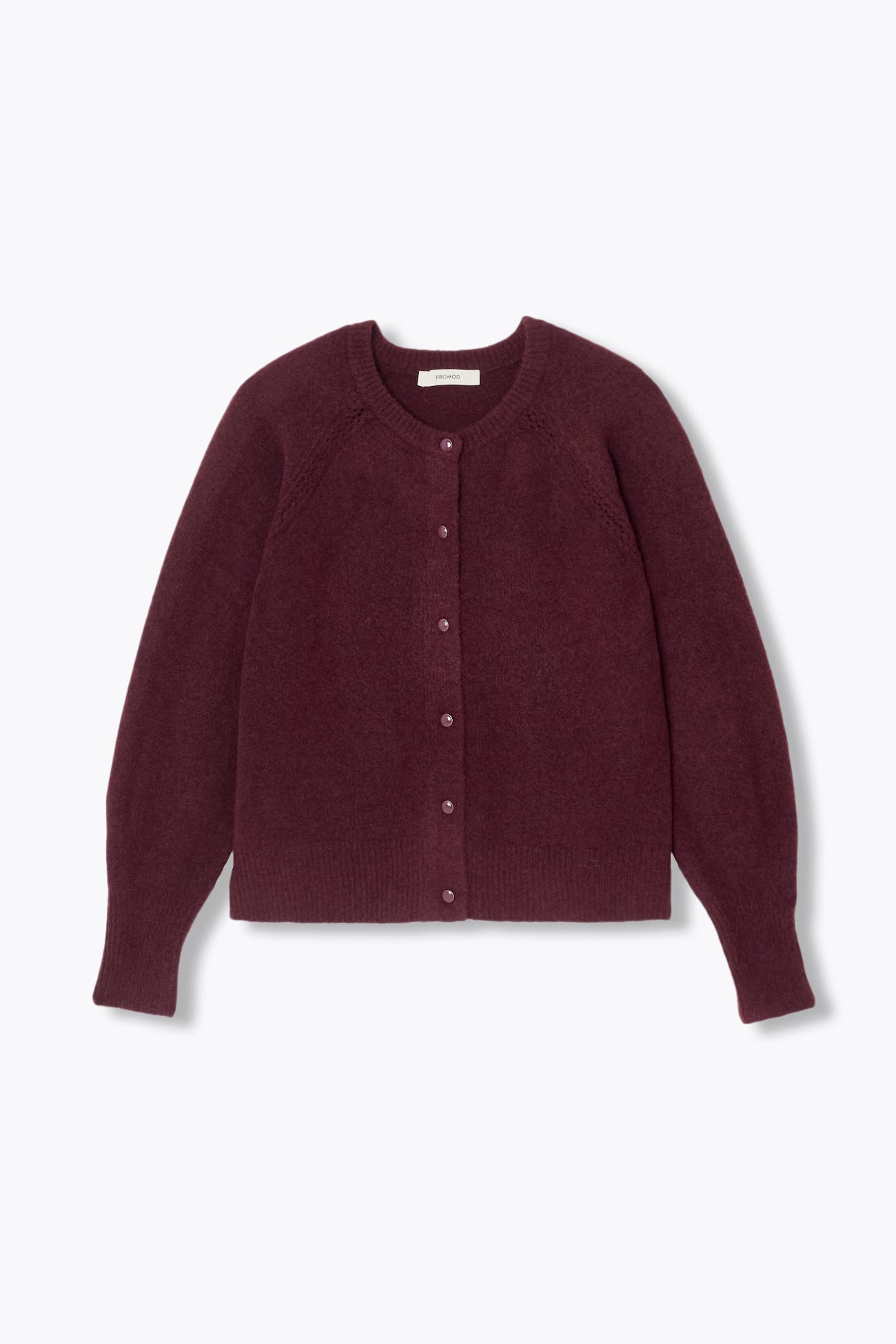 Cardigan mit rundem Kragen