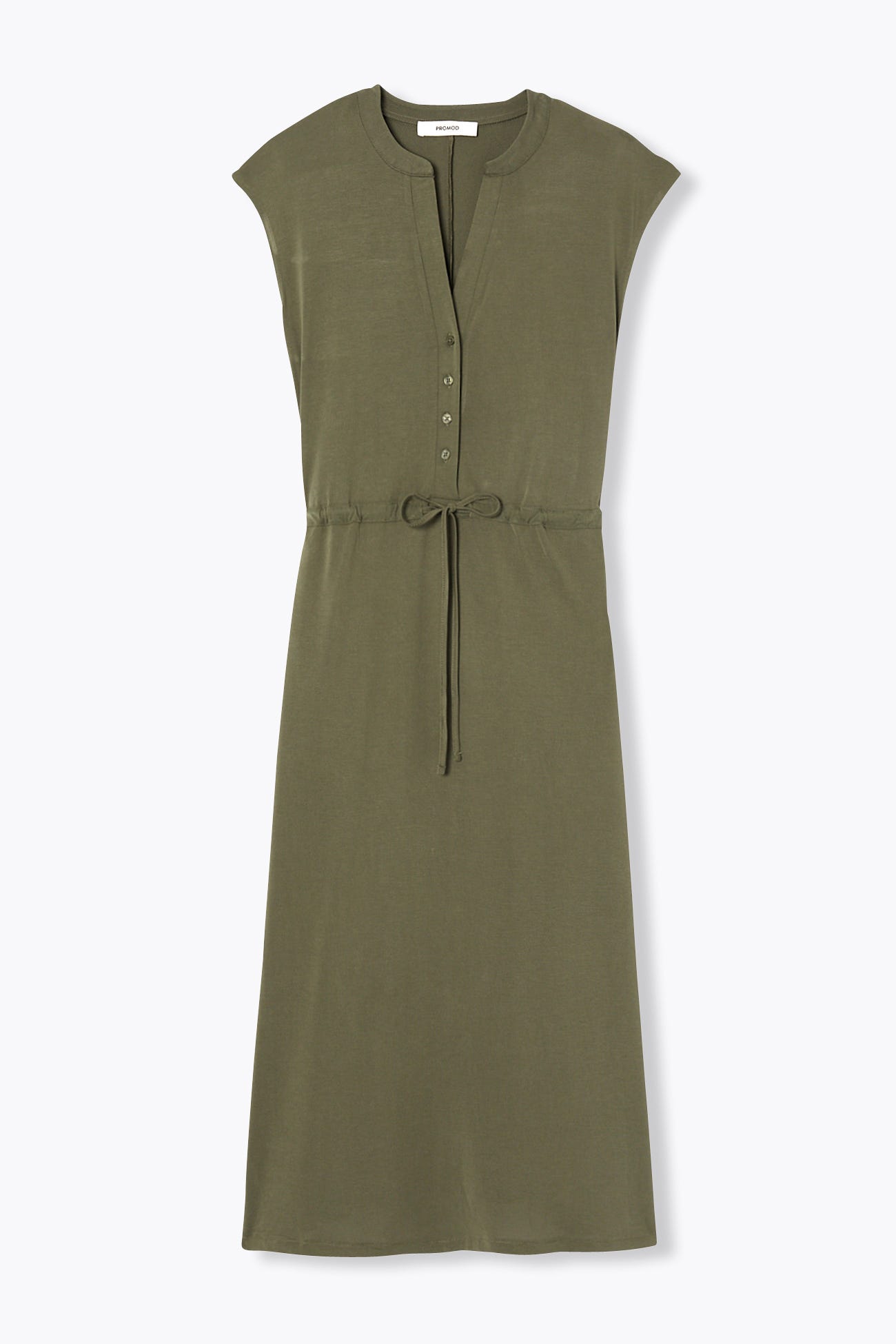 Robe midi en jersey Femme