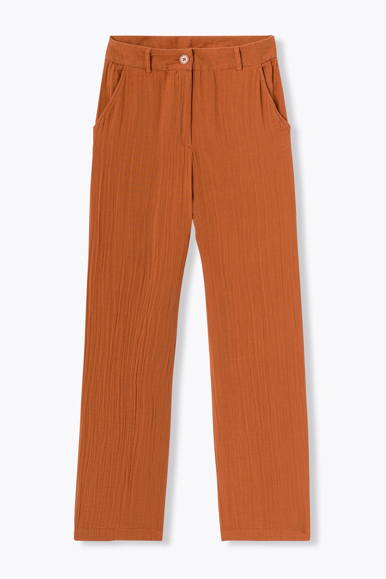 Pantalon gaze de coton Femme