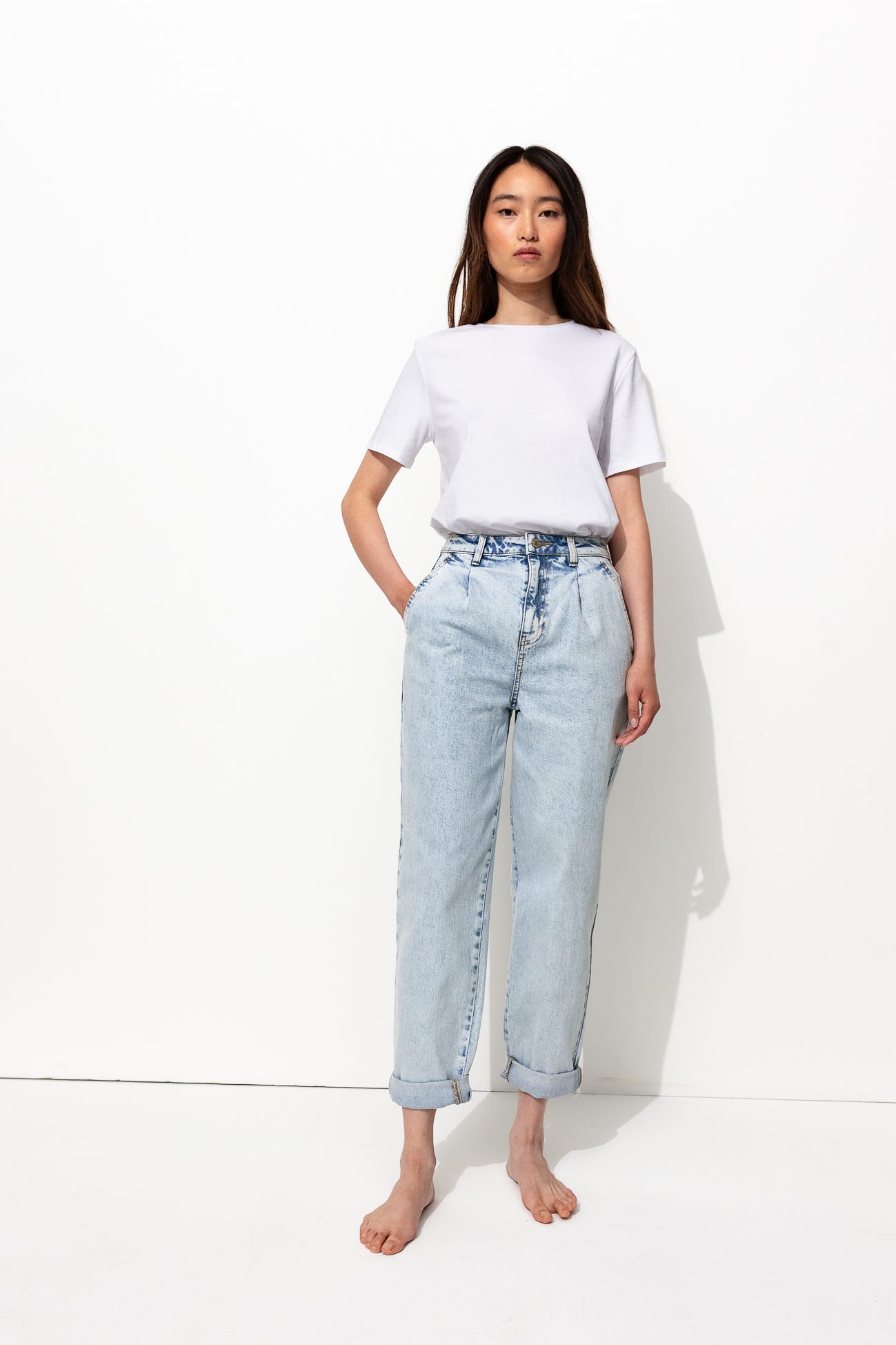 OSCAR jean slouchy Femme