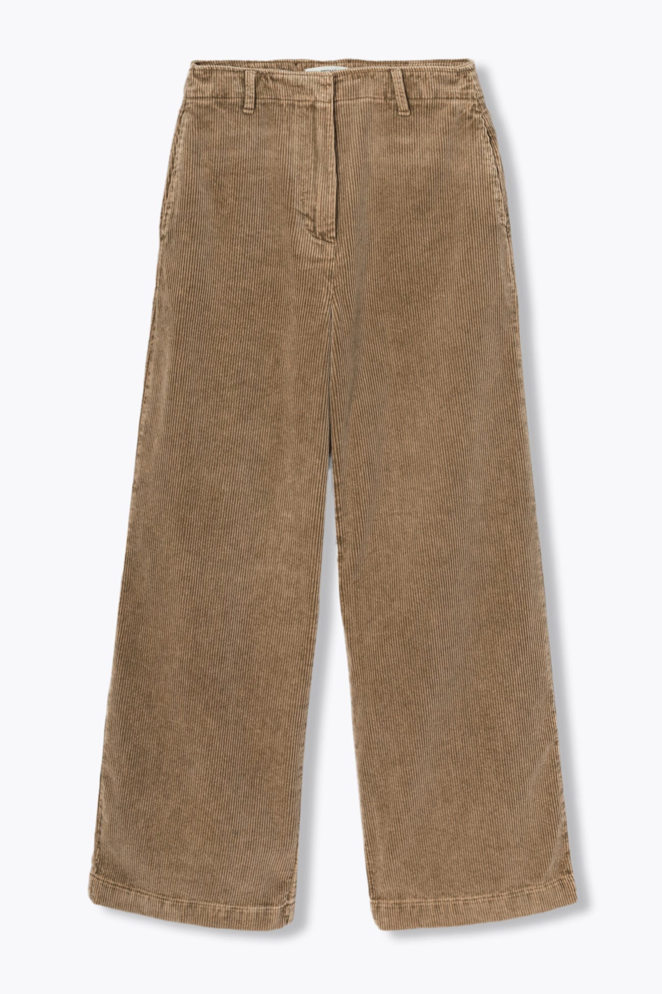 Pantaloni gamba larga velluto