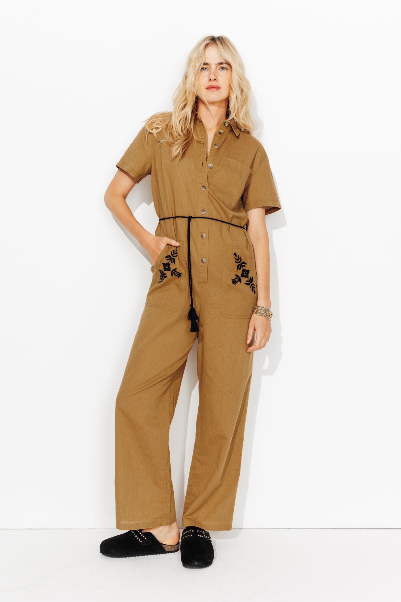 Embroidered jumpsuit