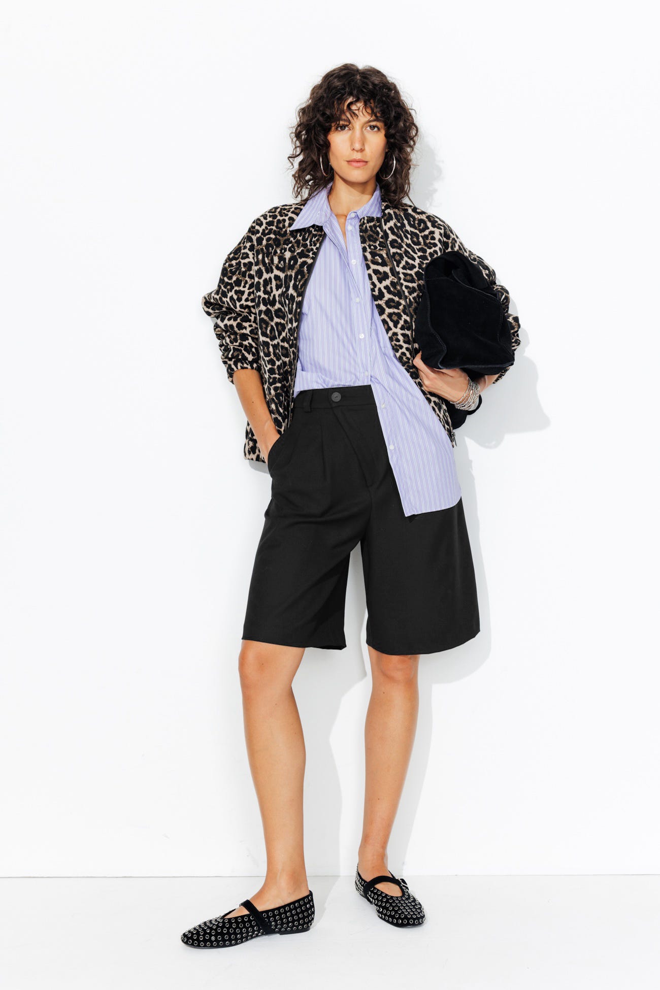 Bermuda chic à pinces Femme