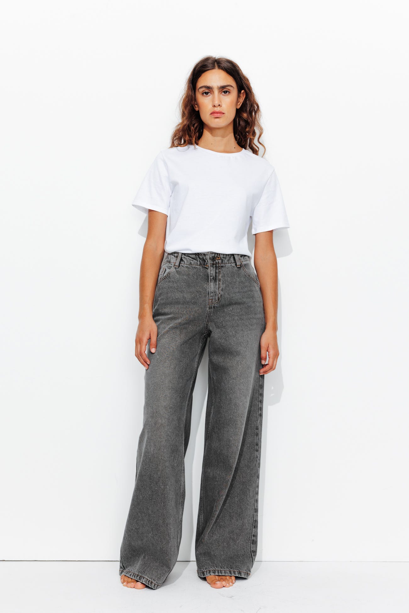 Weite Low Waist-Jeans FElIX