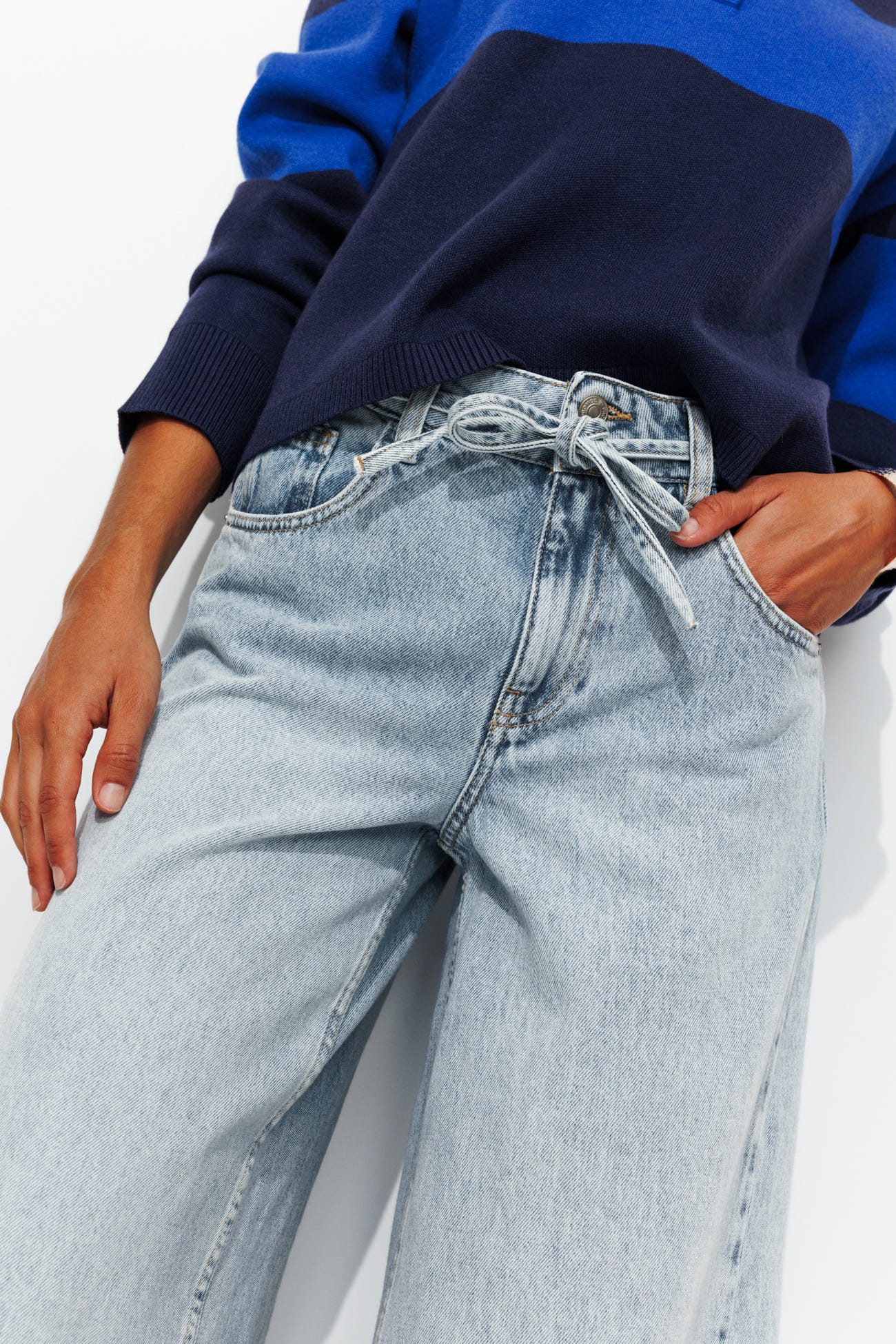 Jeans extra large e corti