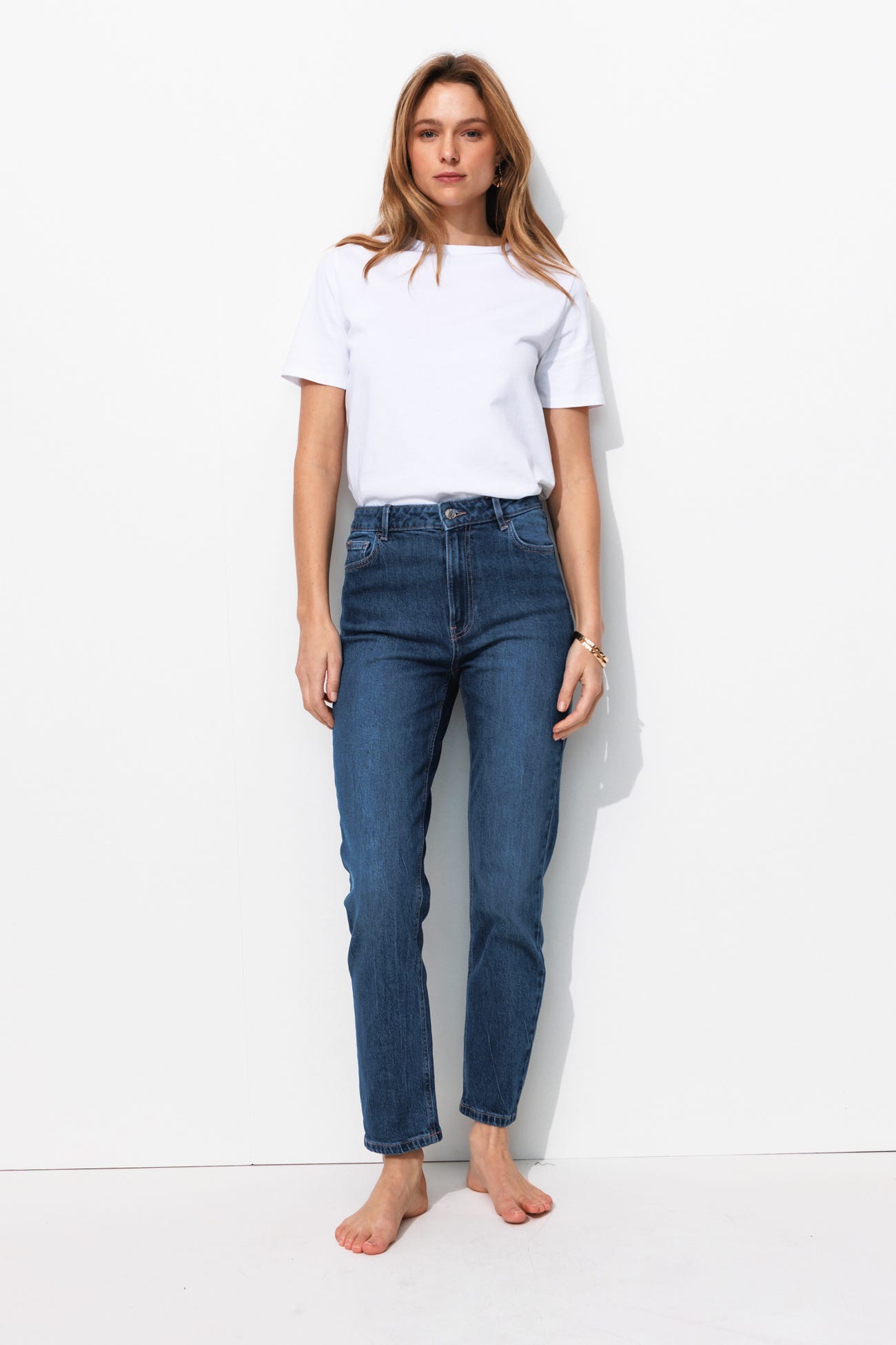 MARCEL jean mom taille haute
