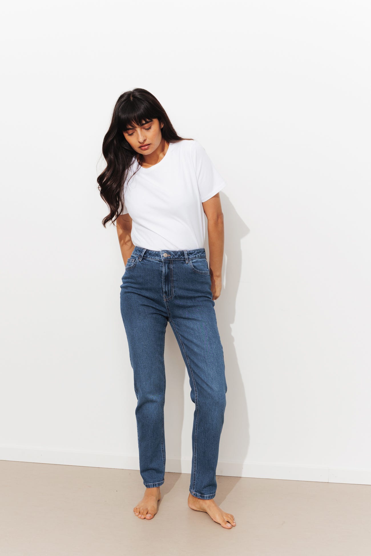 Jean mom talle alto MARCEL