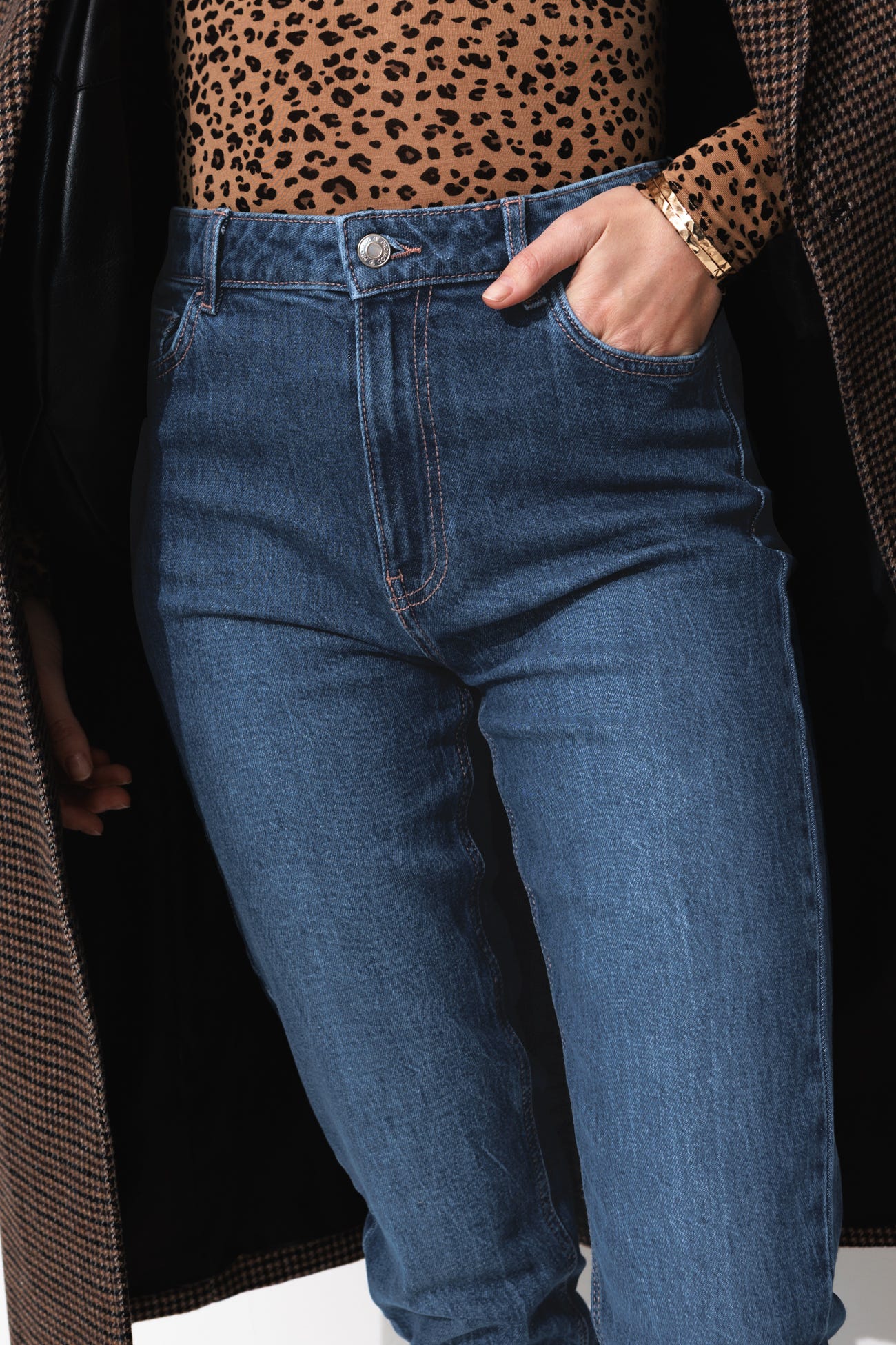 MARCEL jean mom taille haute
