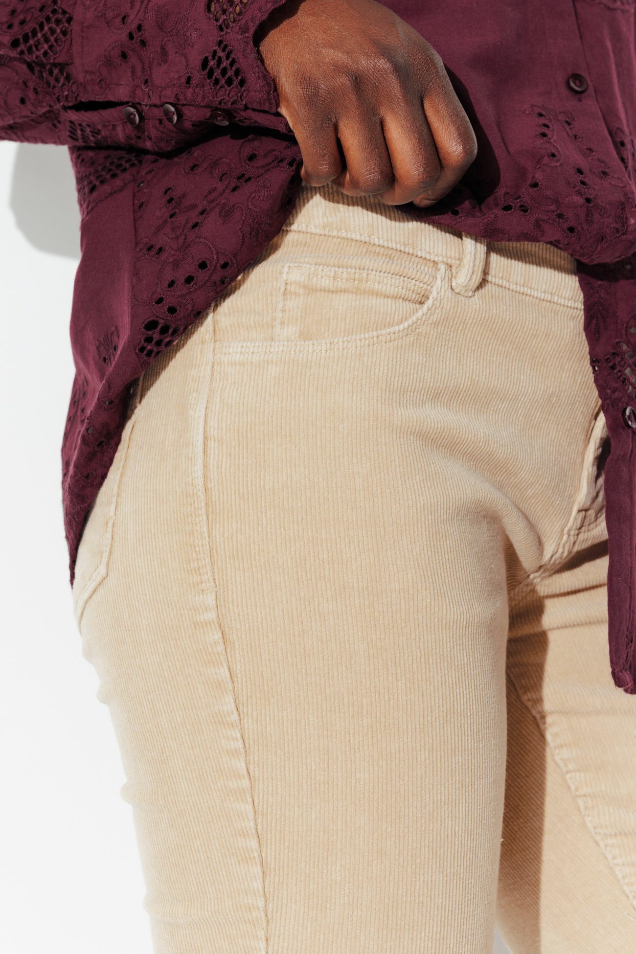 Pantaloni LUCIEN in velluto