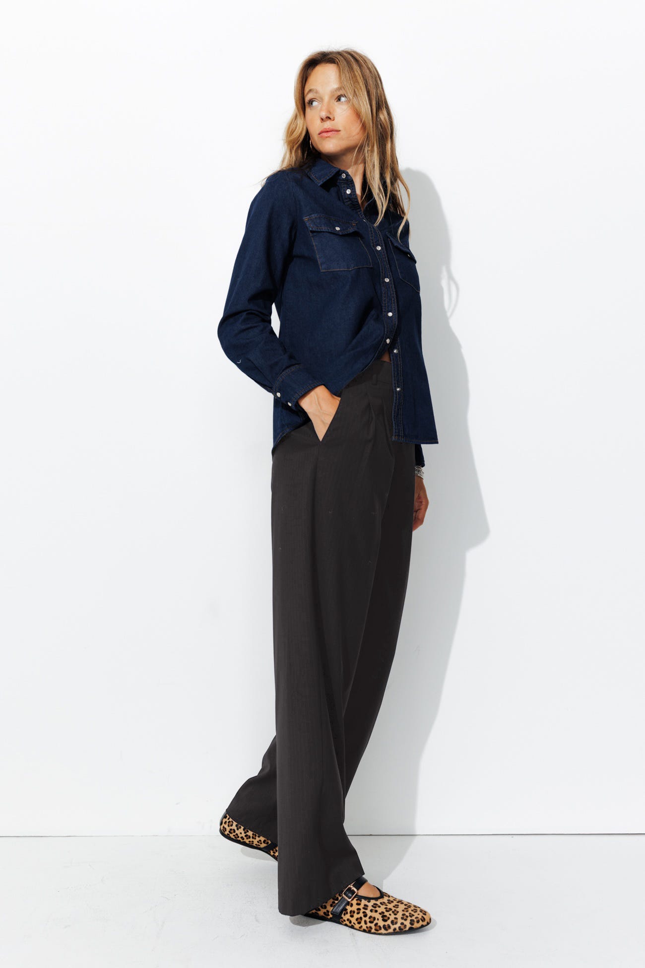 BILLY Pantalon large Femme