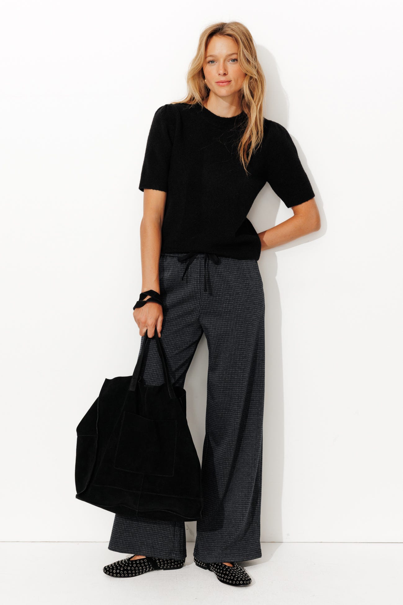 Pantalon à carreaux Femme