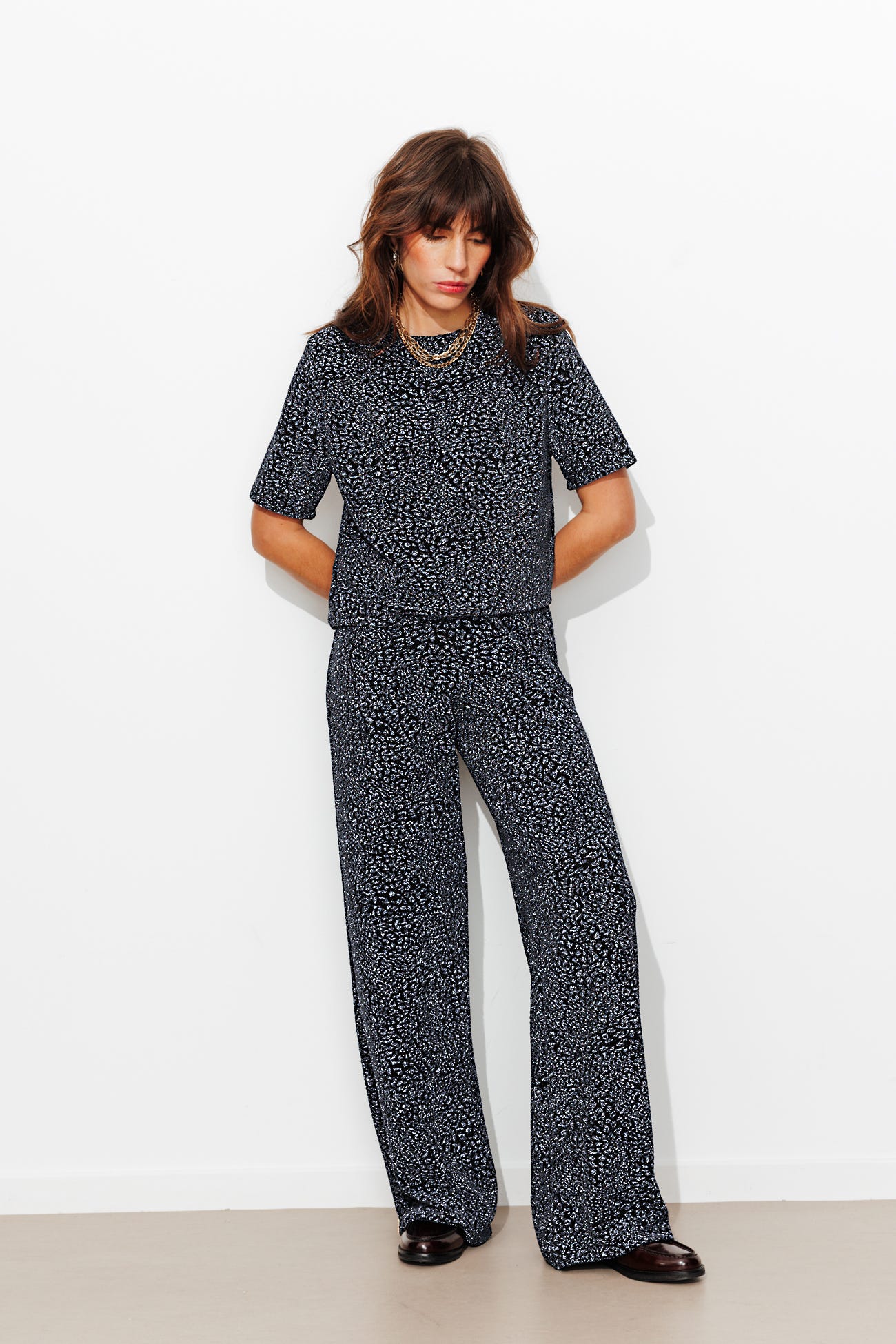 Pantalón con brillo