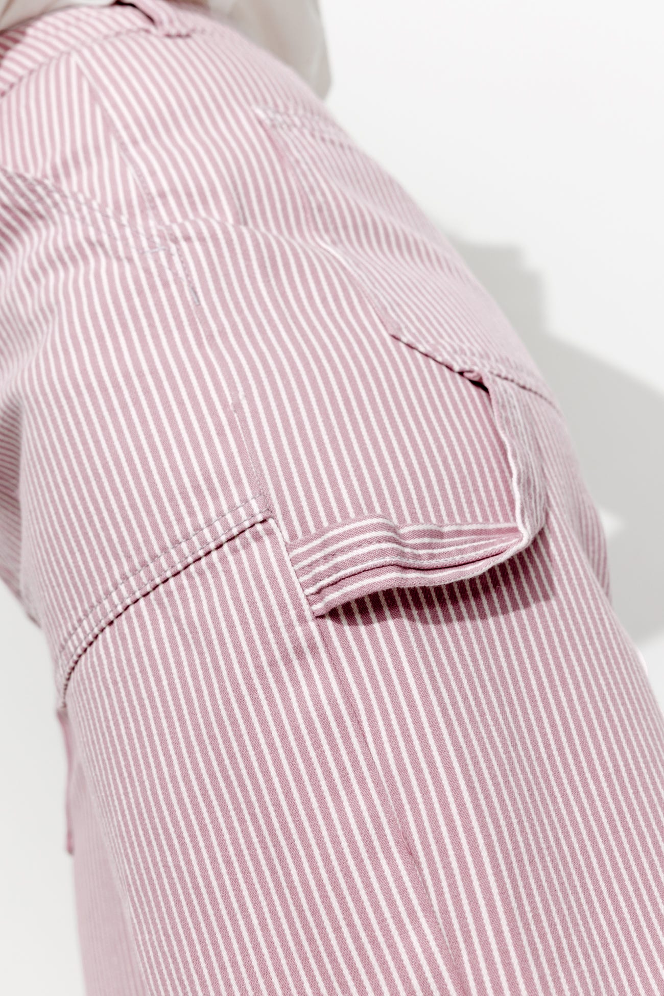 Pantalon charpentier rayé