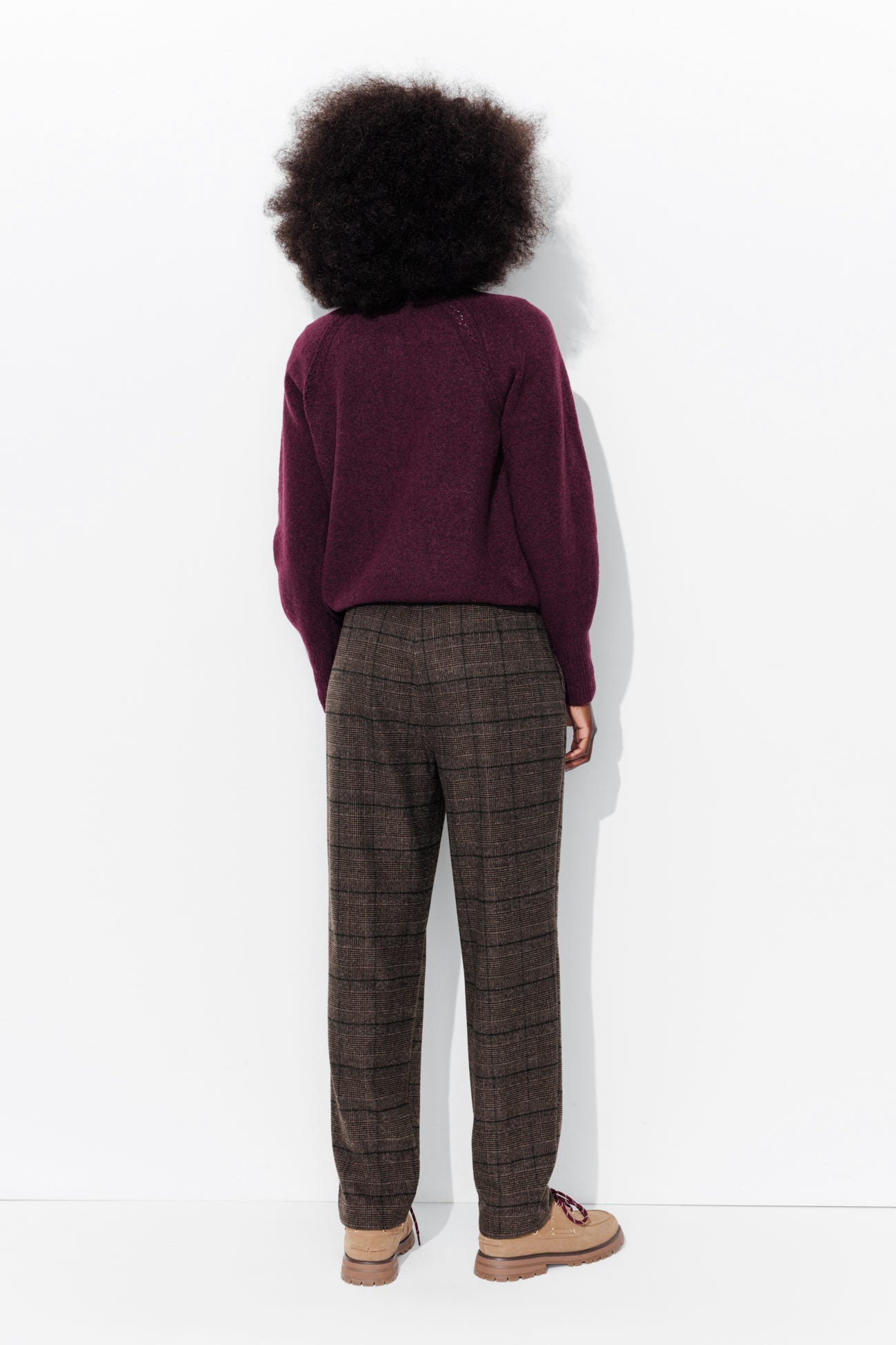 Pantalón sastre de cuadros