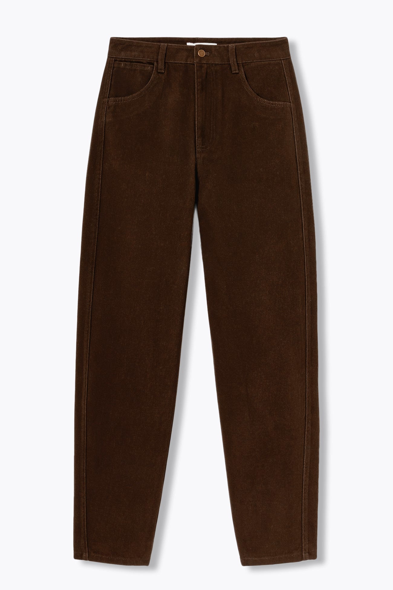 Pantalon barrel taille haute