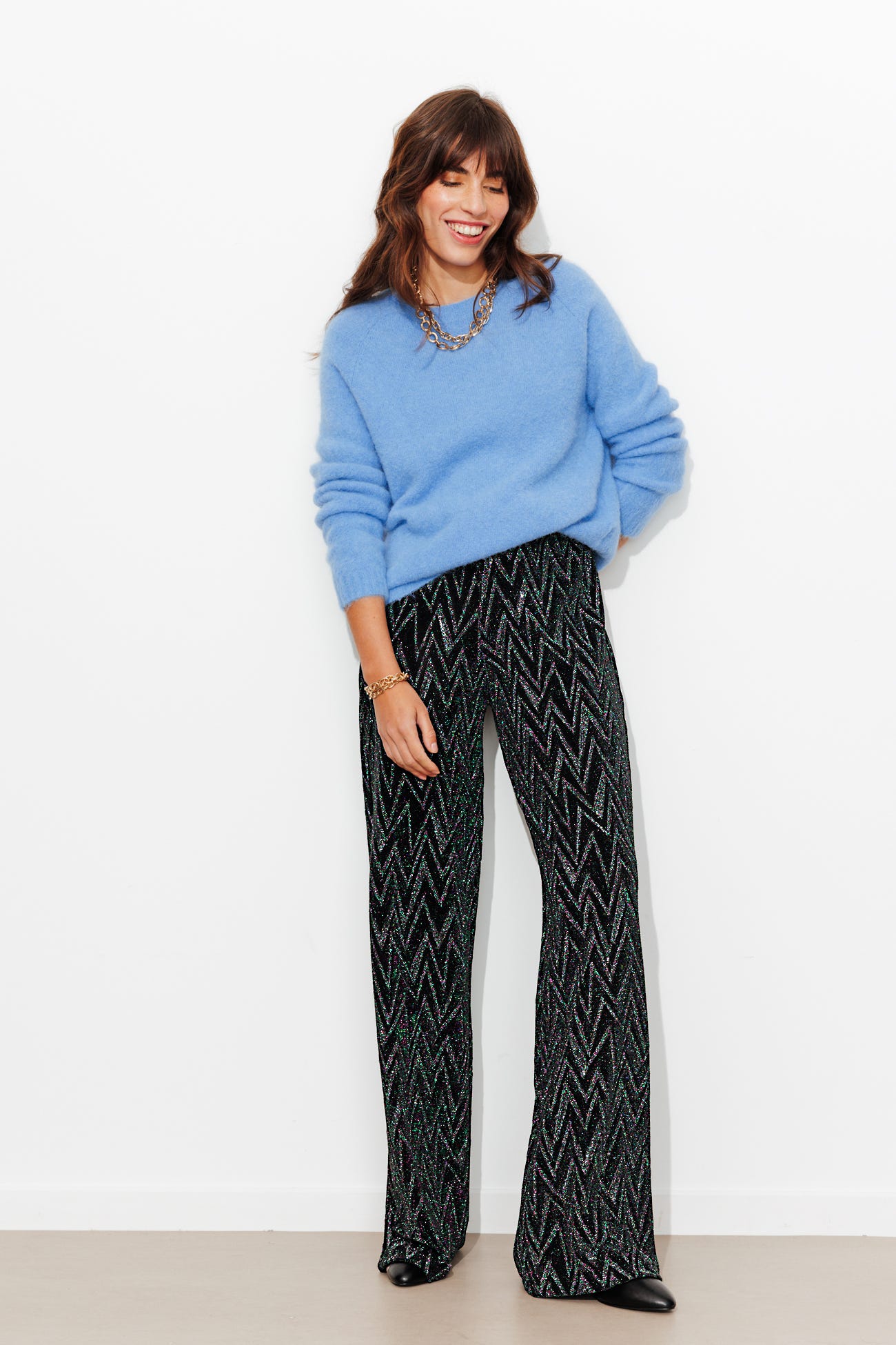 Pantalón con brillo