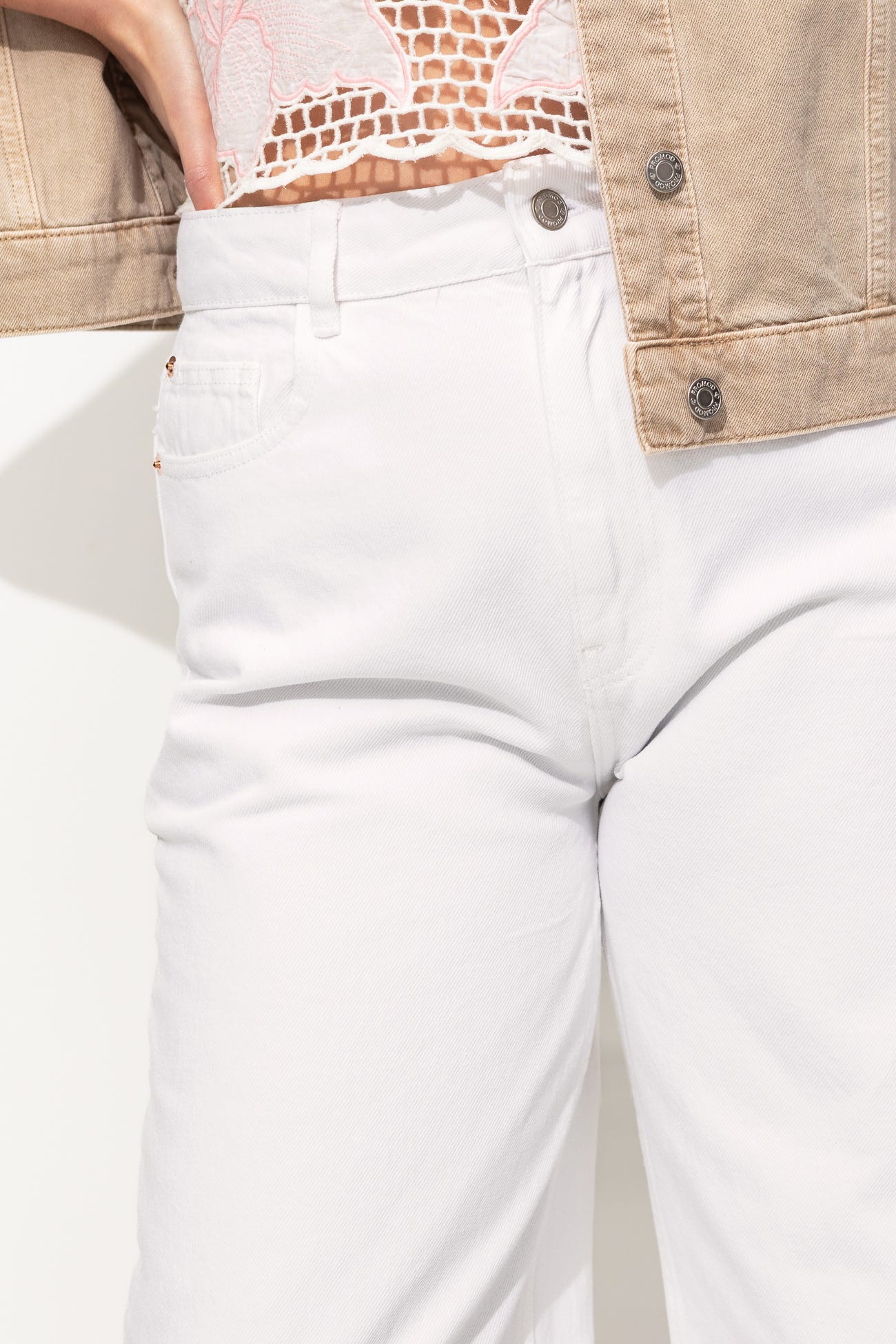 Pantalon barrel Femme