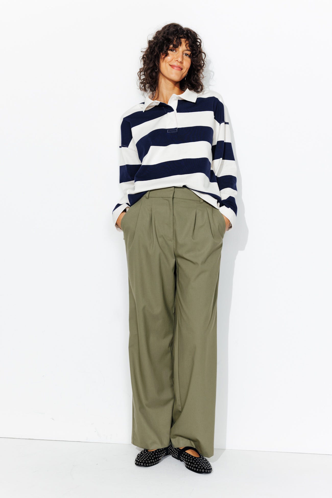 BILLY Pantalon large Femme