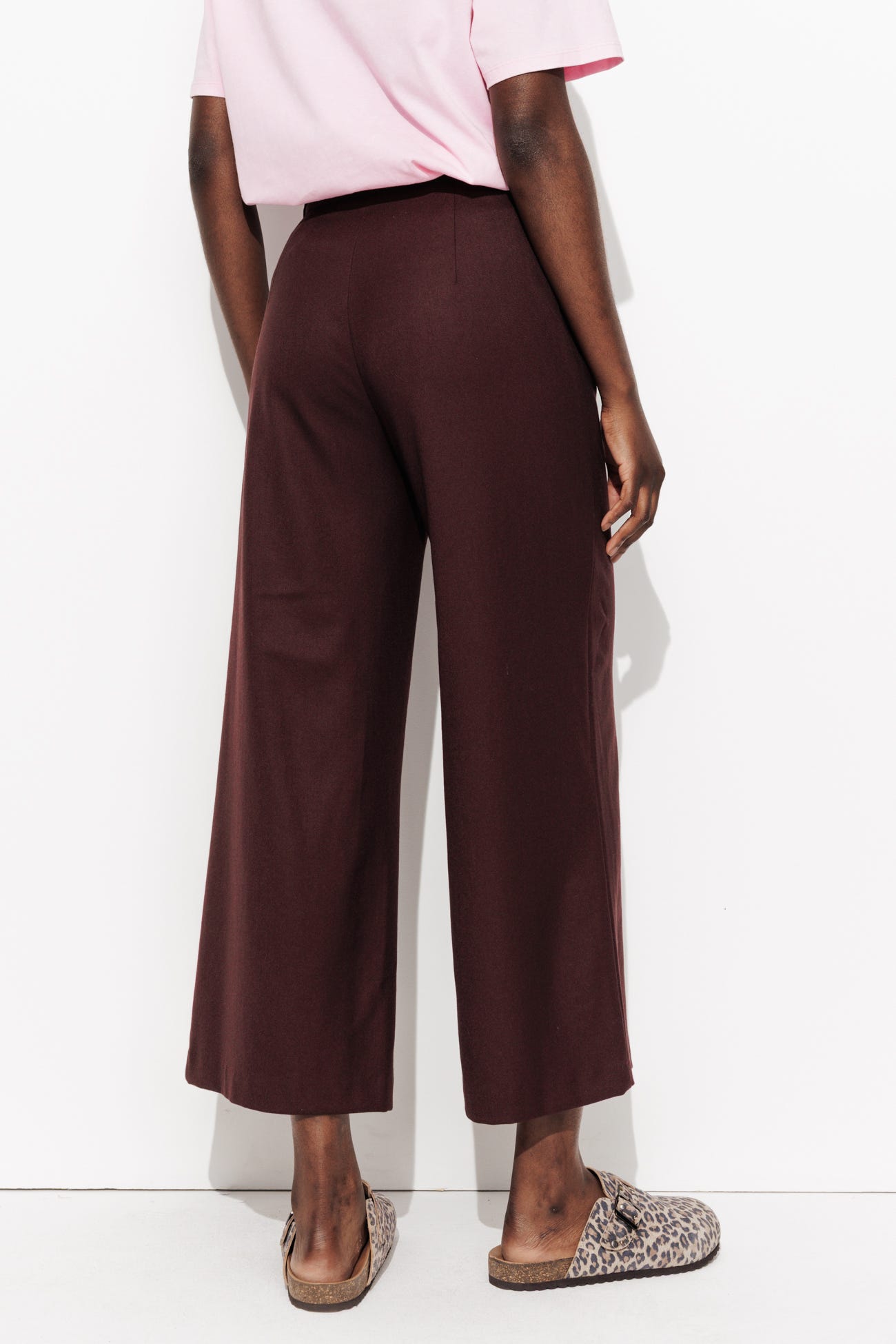 Pantalon large et court Femme