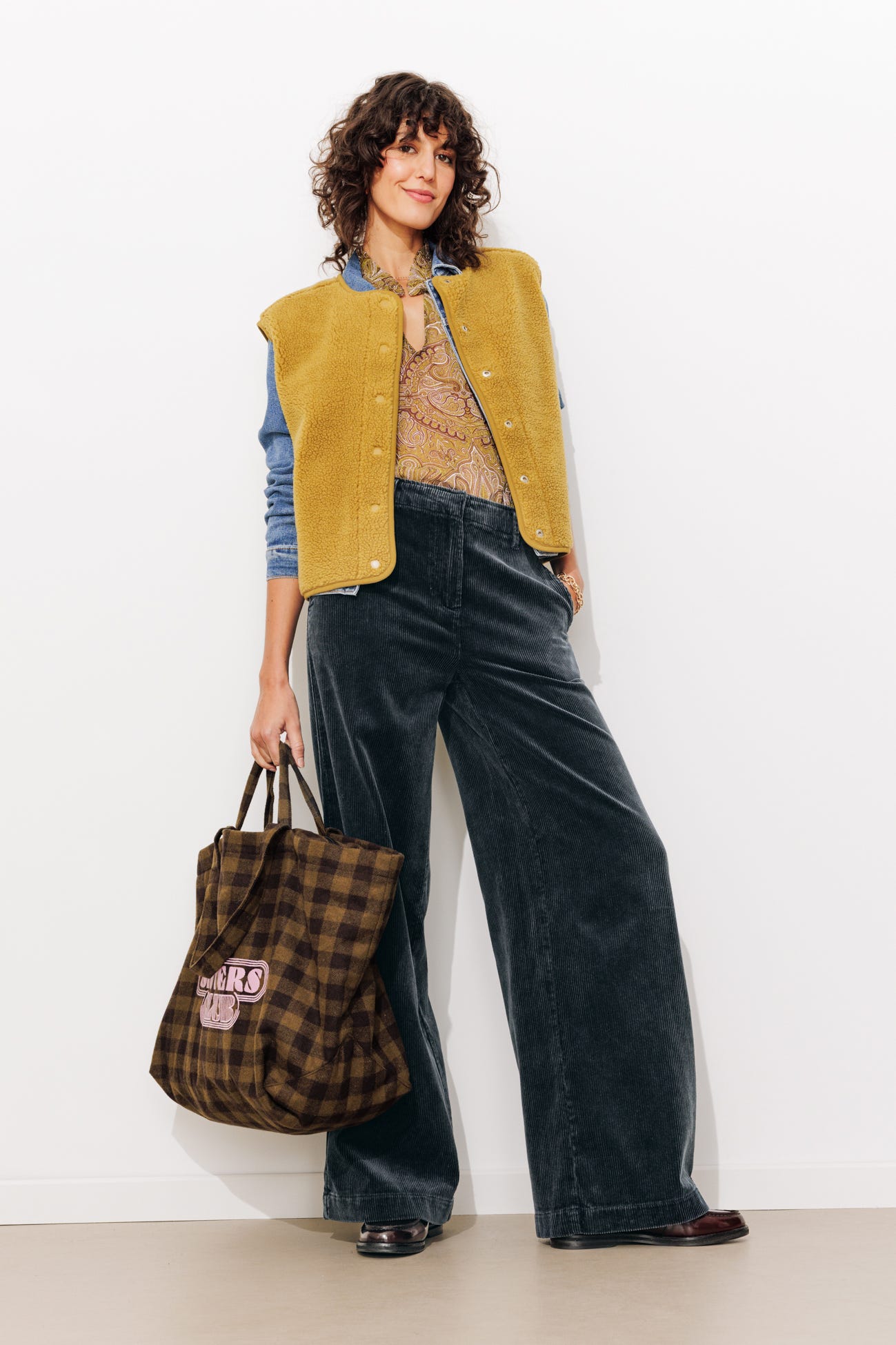 Weite Cordhose