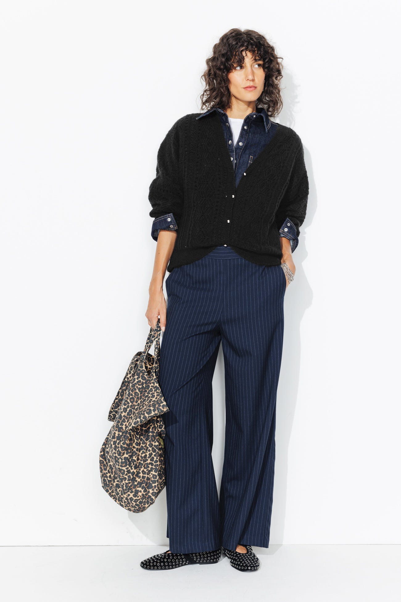 Cardigan ajouré Femme