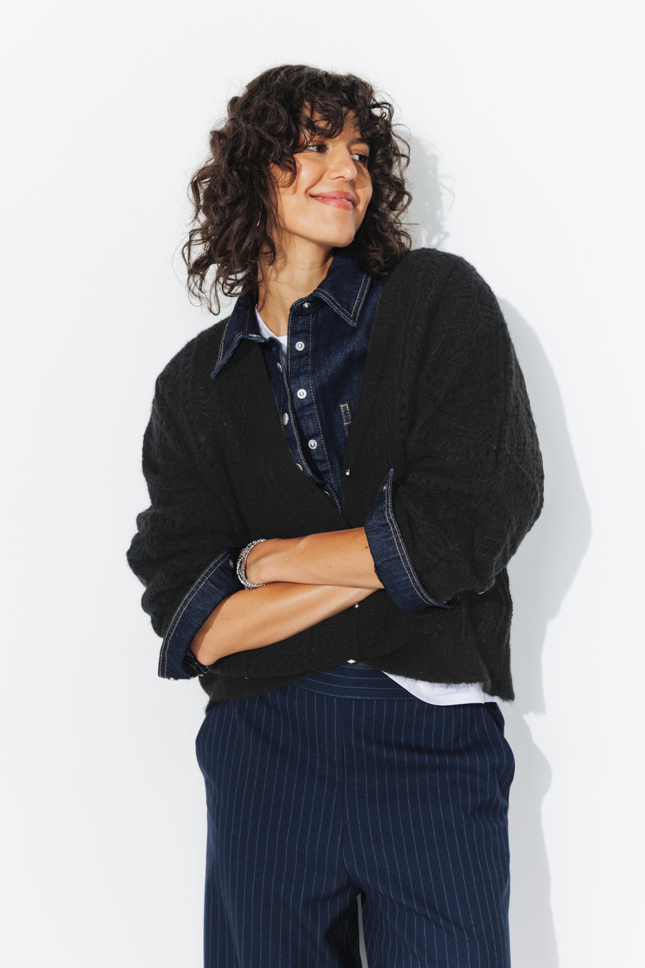 Cardigan ajouré Femme