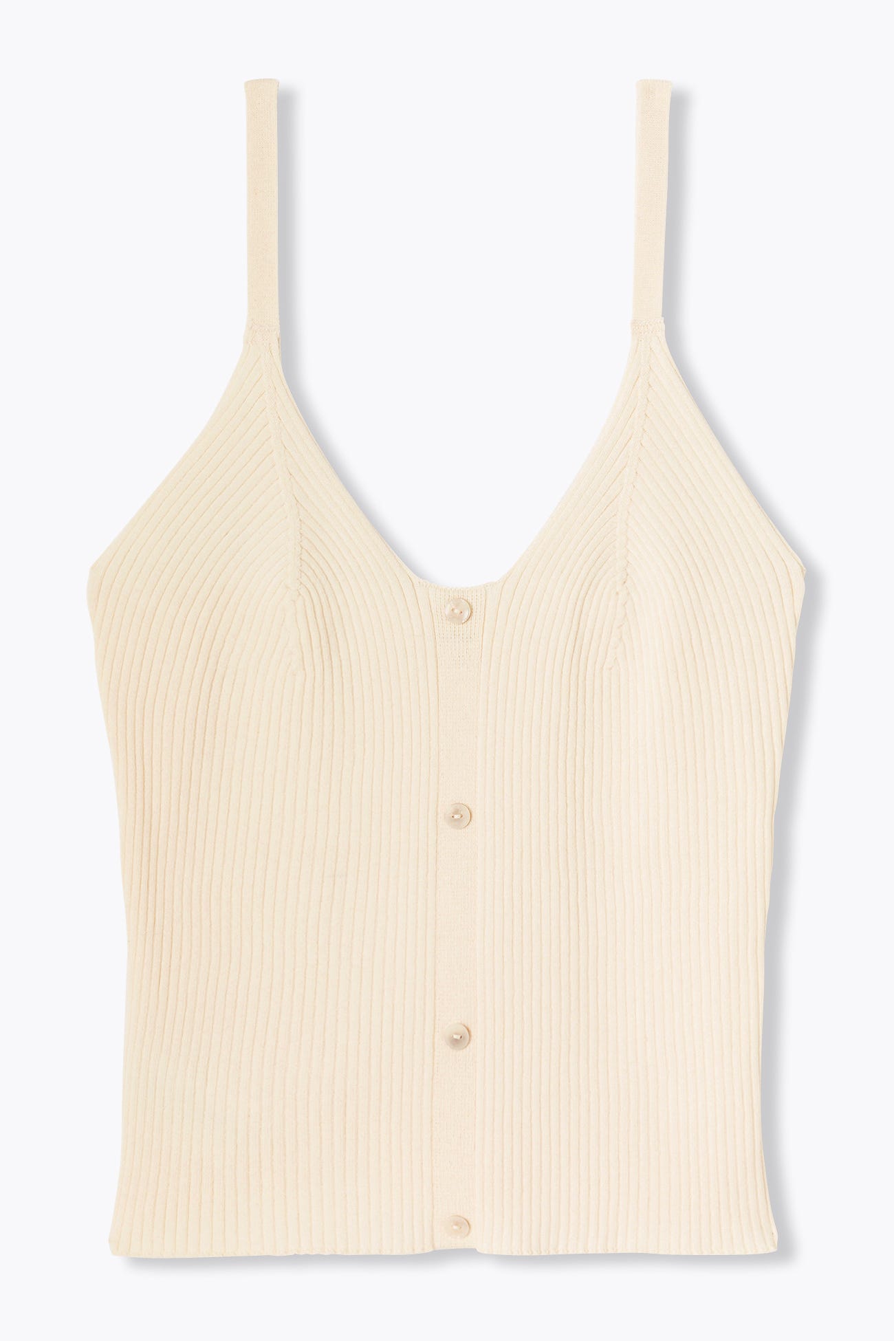 Top in maglia a costine