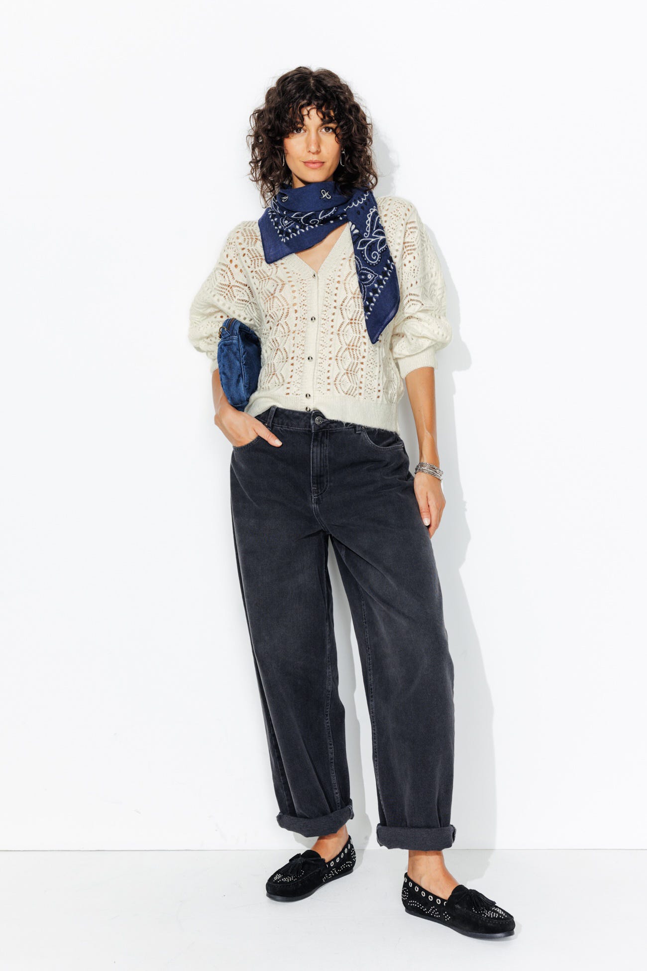 Cardigan ajouré Femme