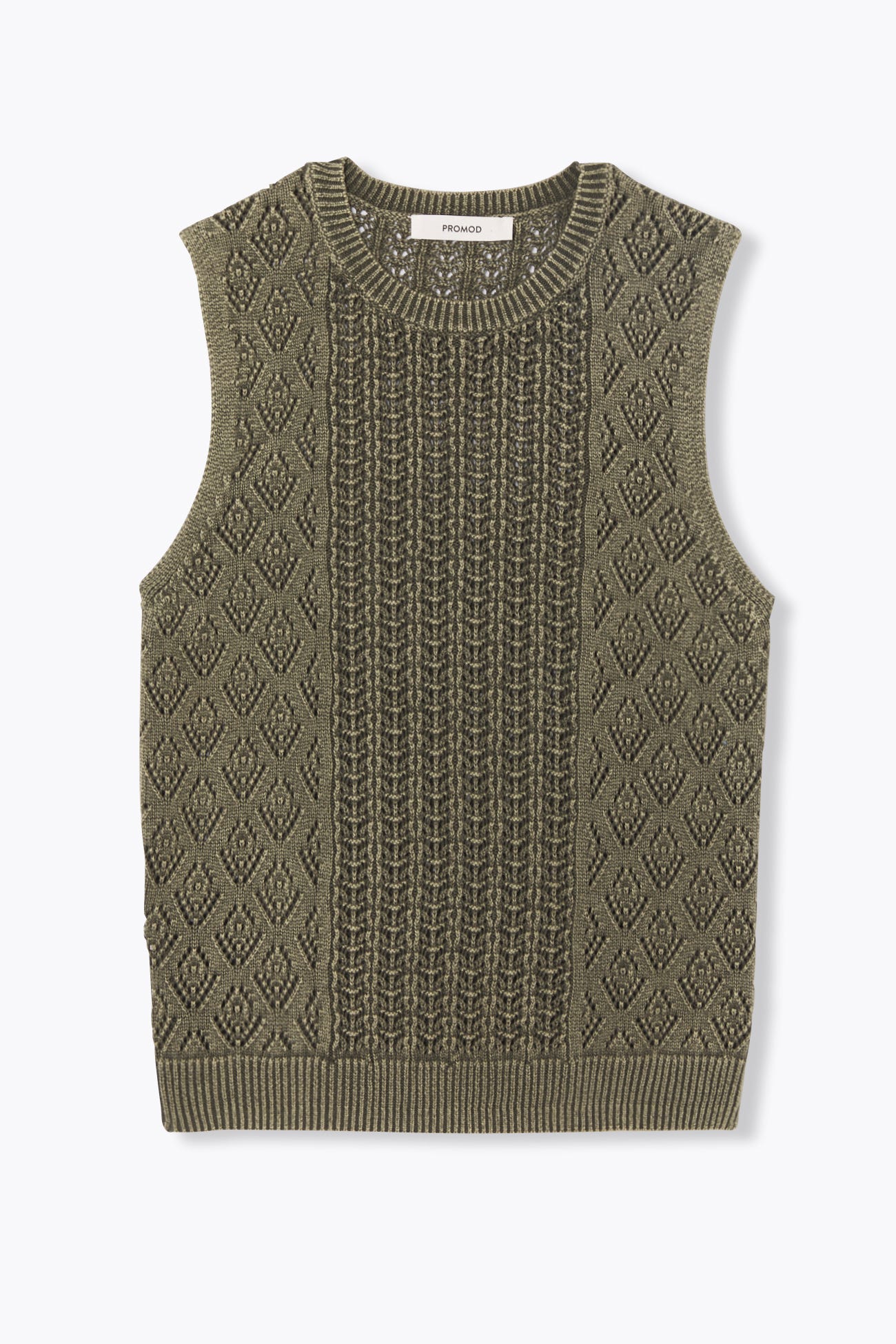 Pull-débardeur torsadé Femme