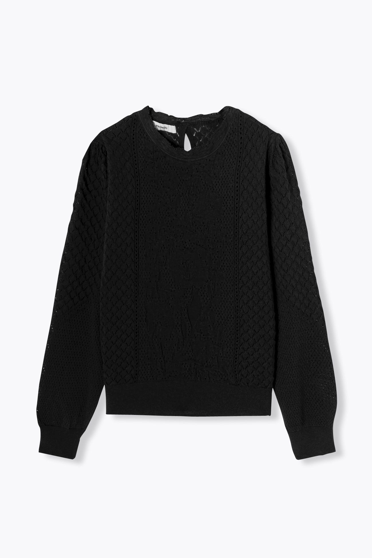Pull fin ajouré Femme