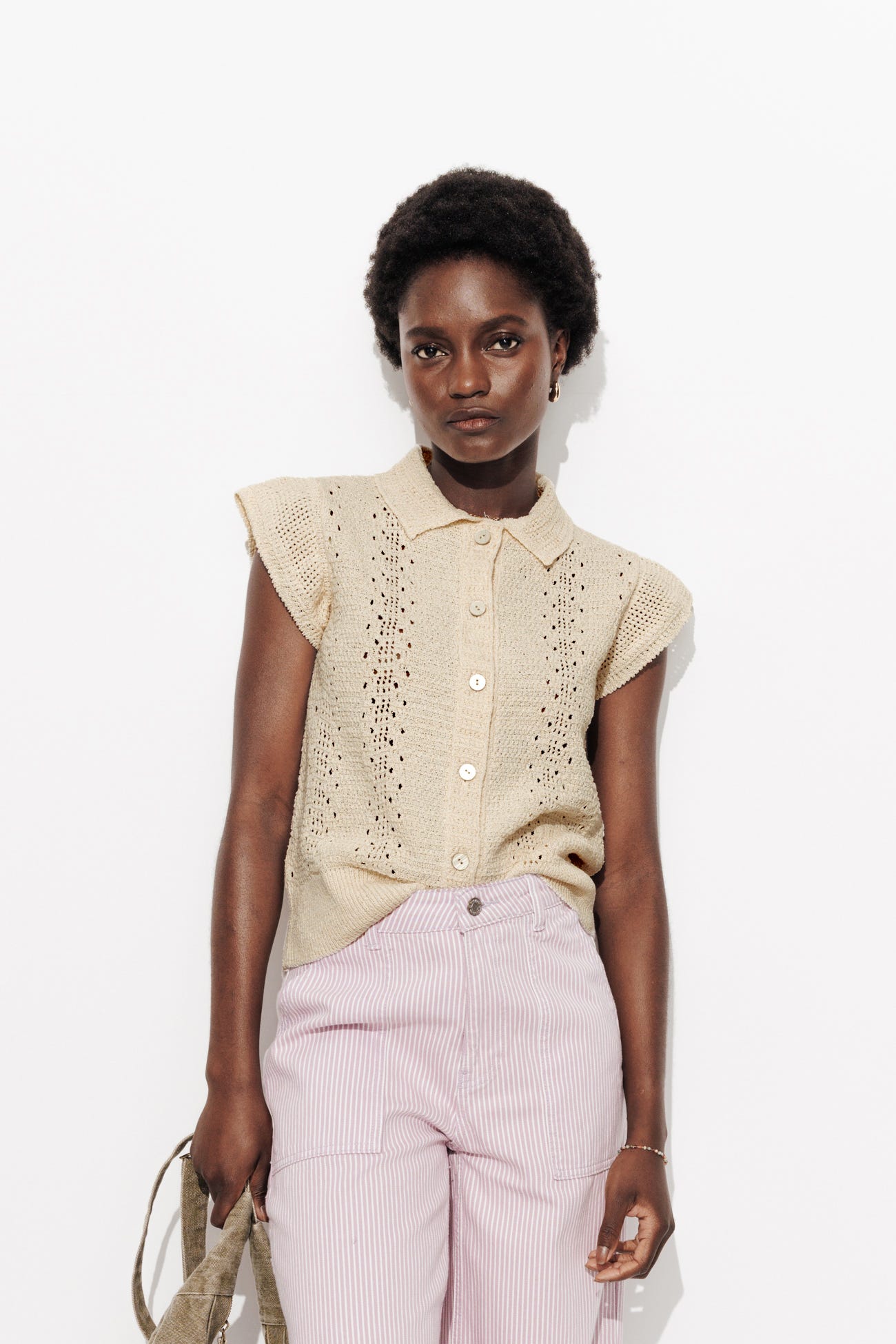 Cardigan manches courtes
