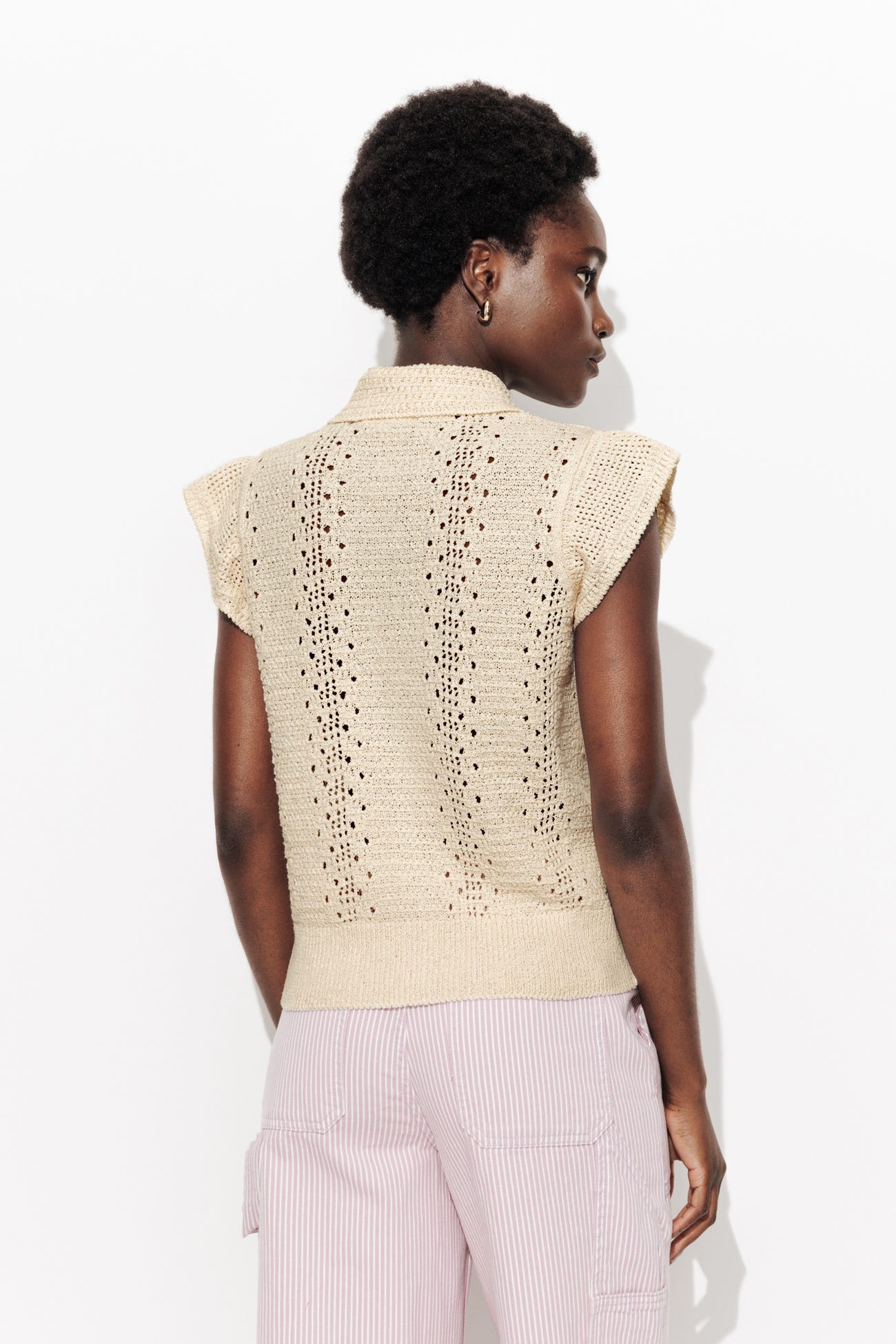Cardigan manches courtes