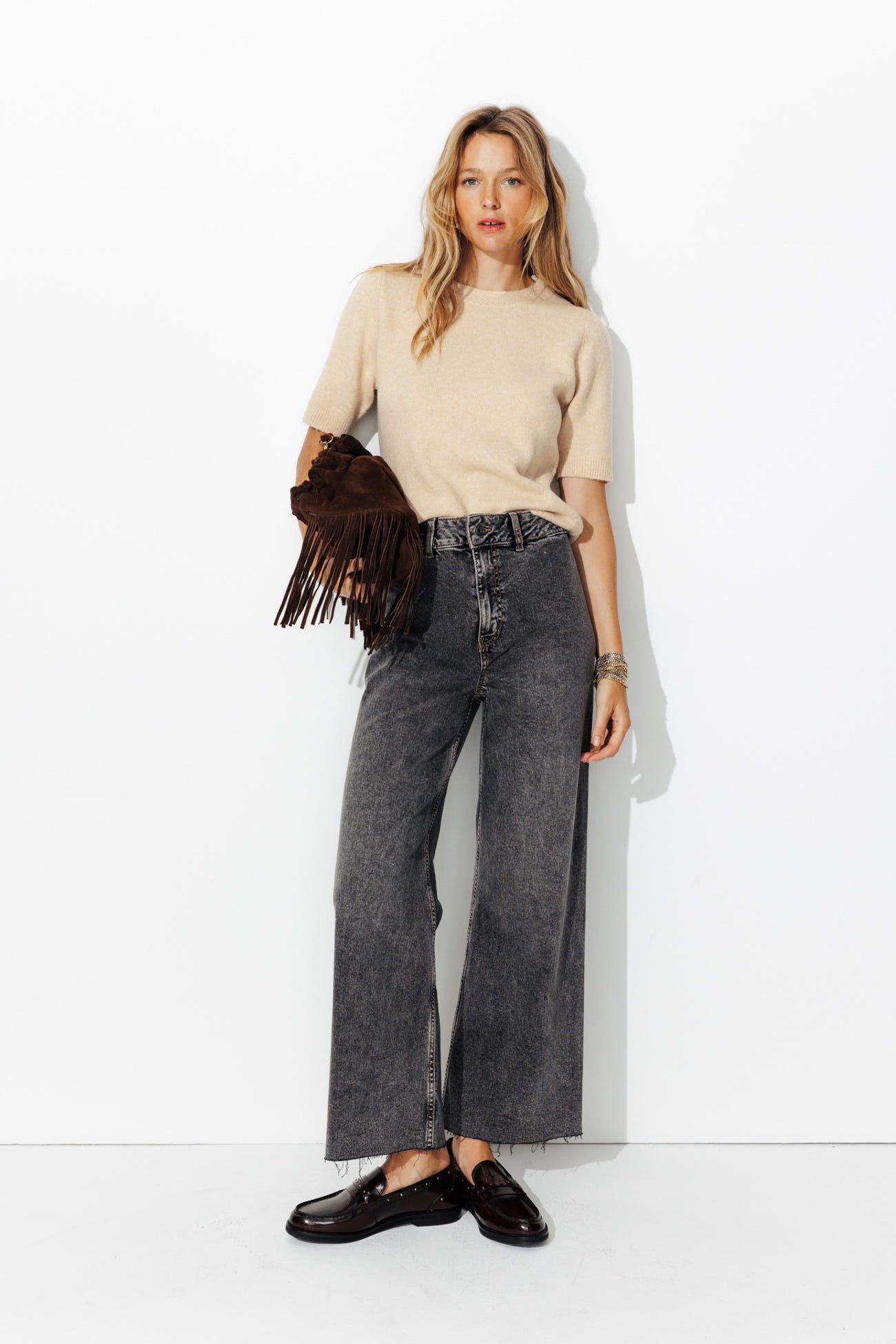 Short-sleeved jumper
